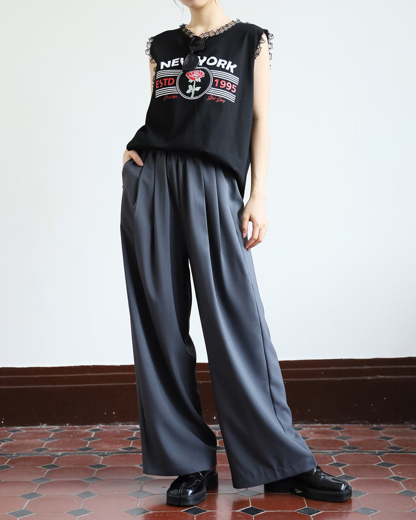 Pleated Pants