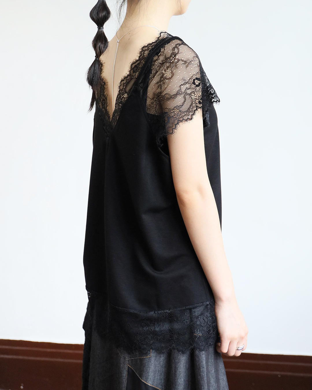 Lace Layered Cami Top (2 color)