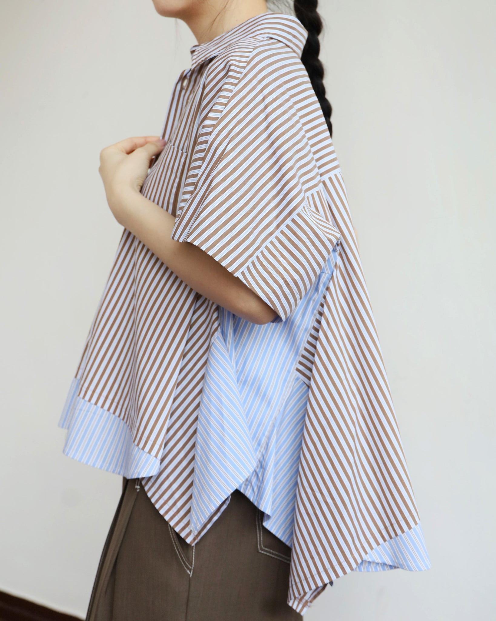 Mix Striped Shirt (2 colors)