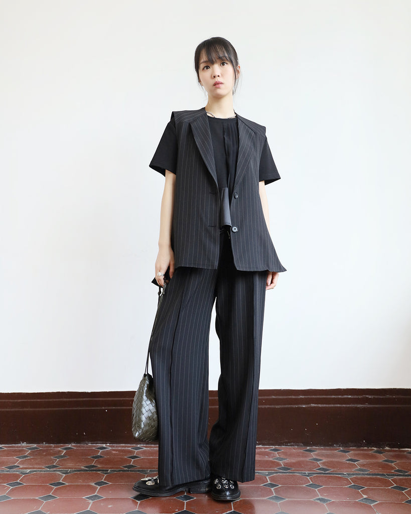 Pinstriped Pants