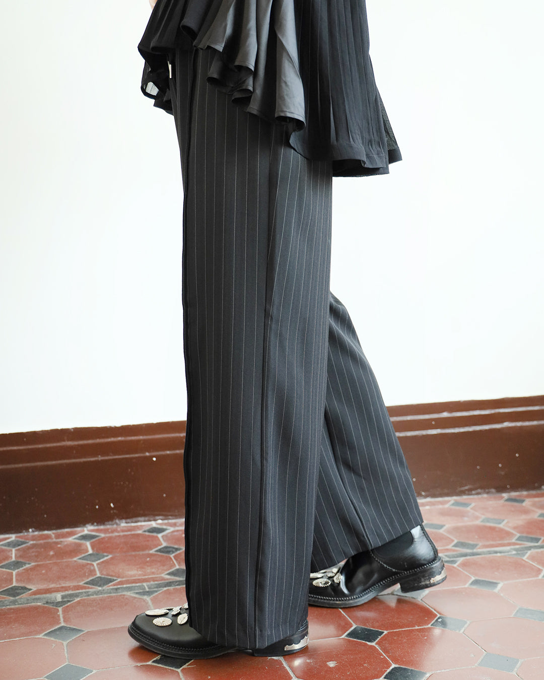 Pinstriped Pants