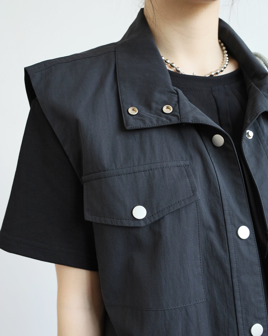 Mesh Hem Vest