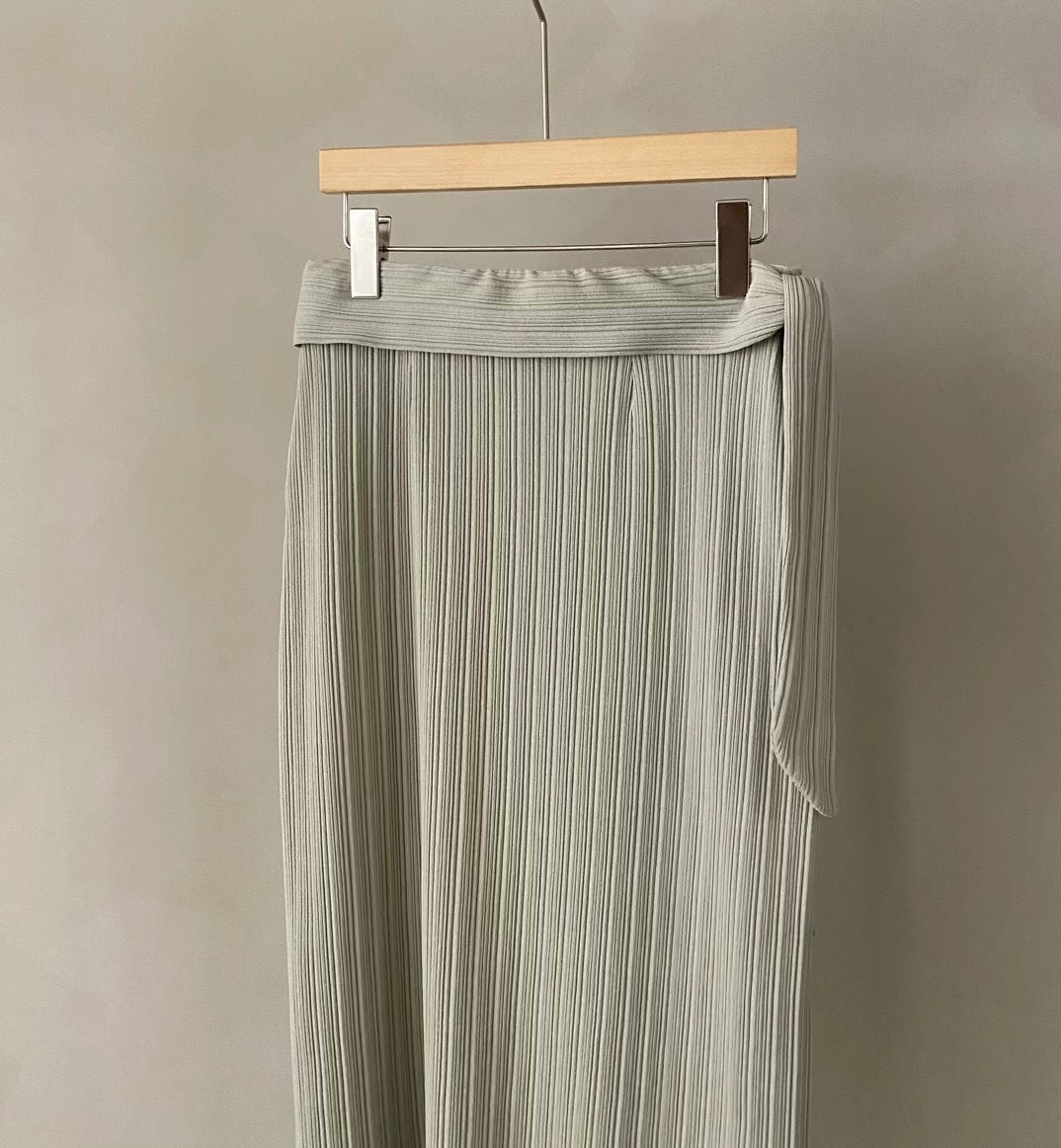 Tie Waist Pleaded Skirt (5 colors)