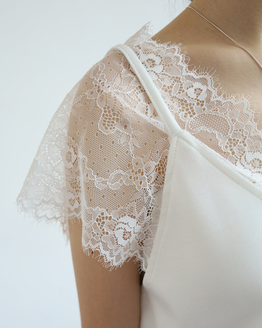 Lace Layered Cami Top (2 color)