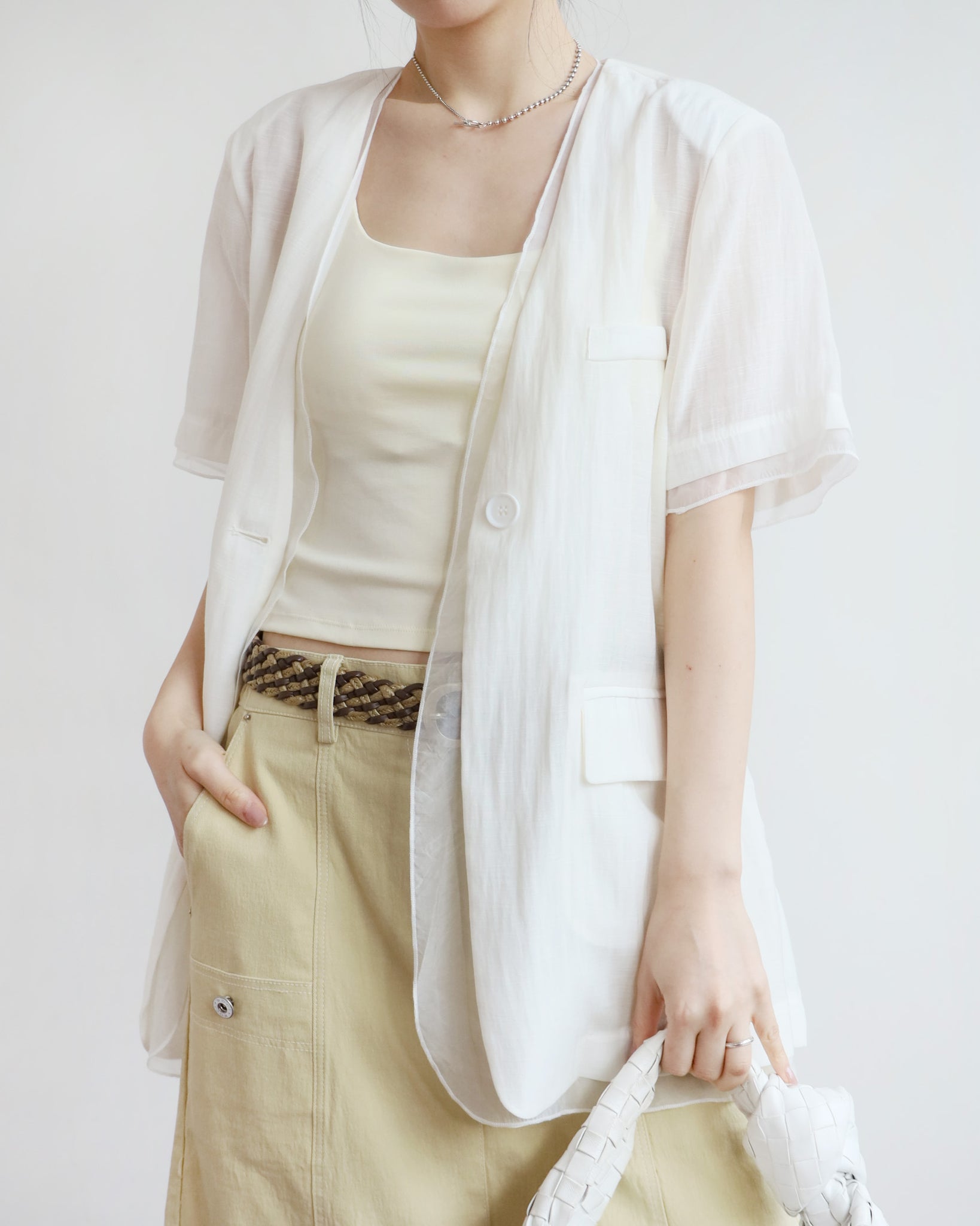 Summer Mesh Layer Blazer (3 colors)