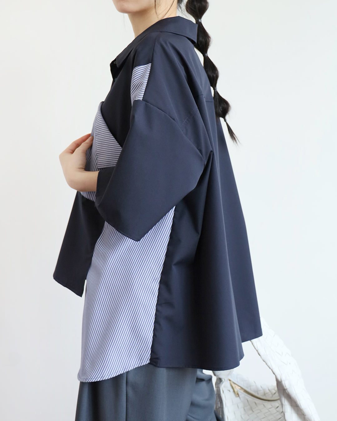 Pinstripe Inserted Shirt
