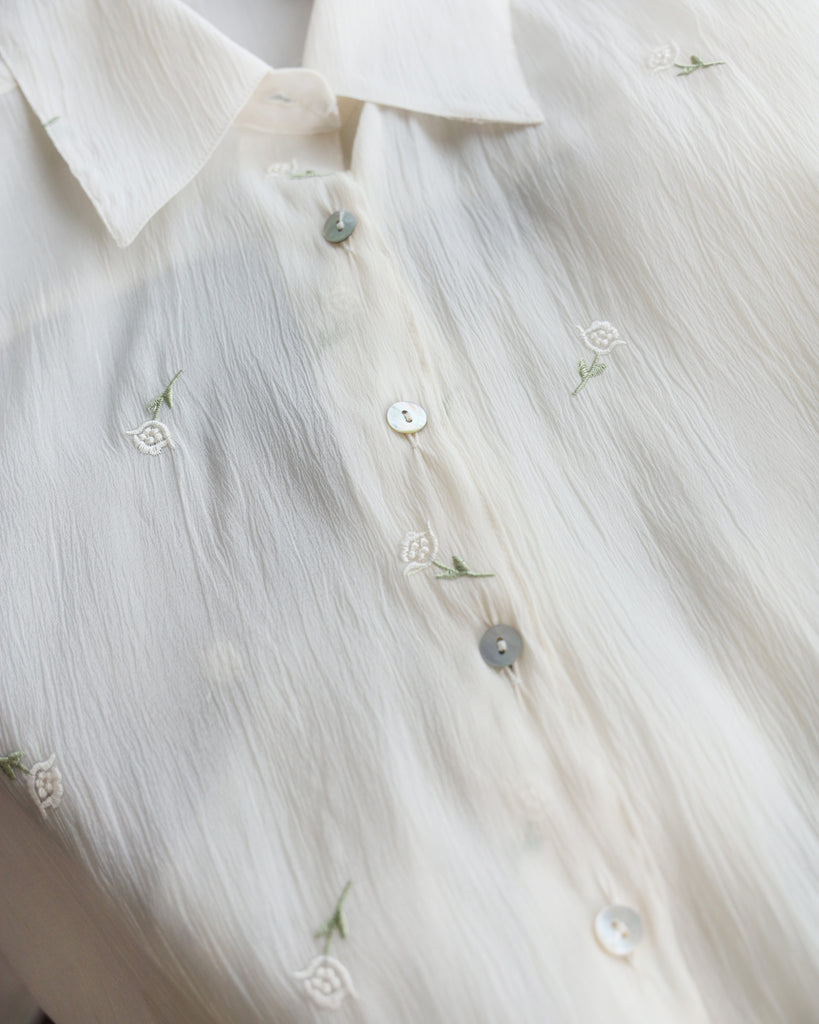 Embroidery Floral Shirt