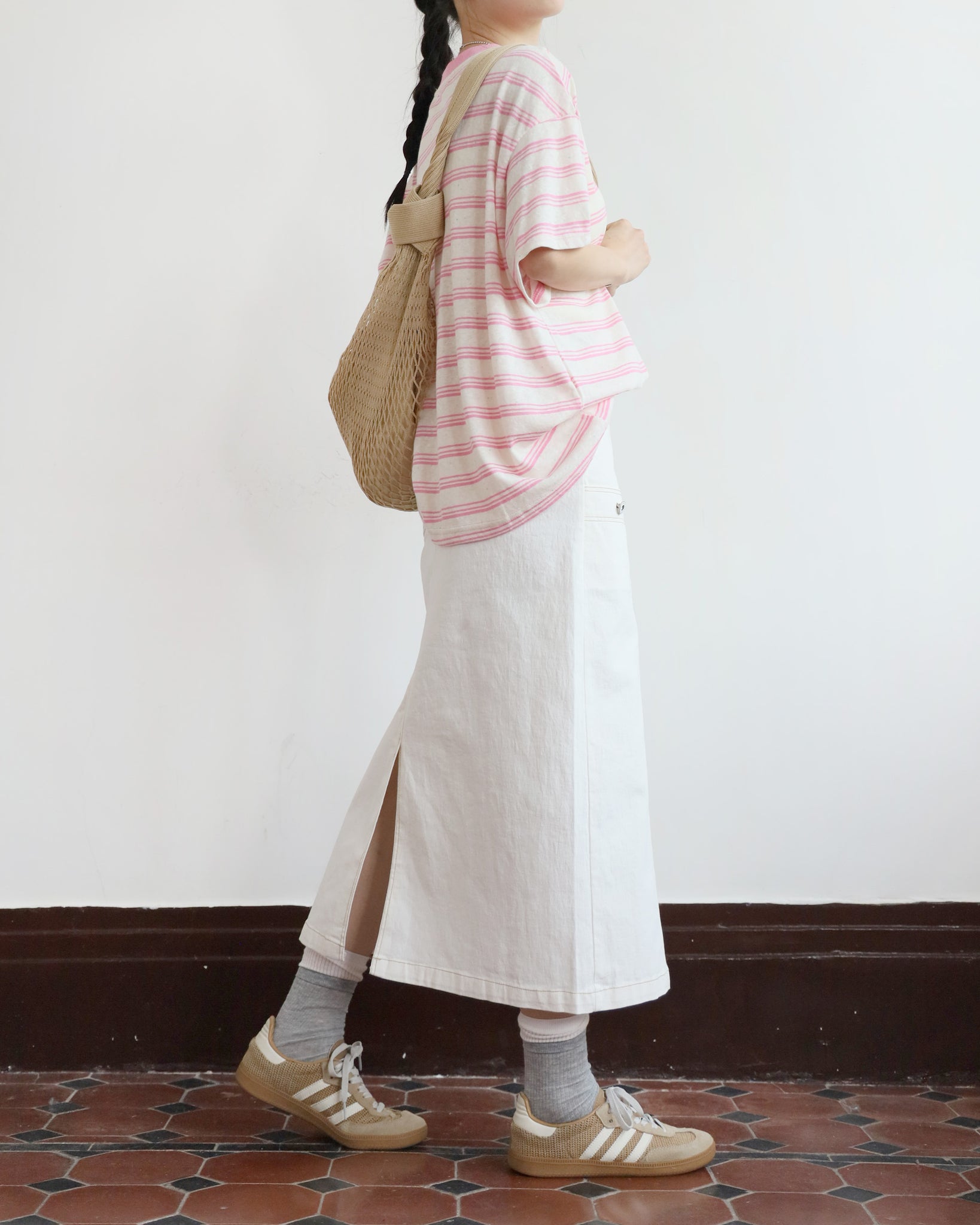 *Side Pocket Pencil Denim Skirt (3 colors | Size S-L)