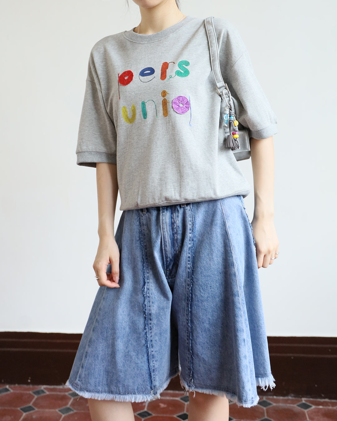 Embellished Logo Top (2 color)