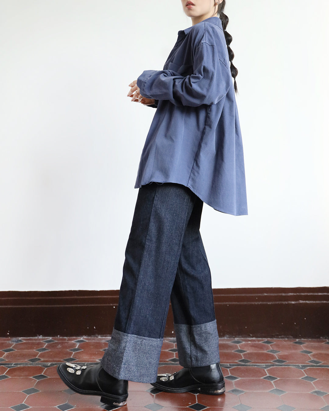 Velvet Patch Pants (2 color | Size S-L)