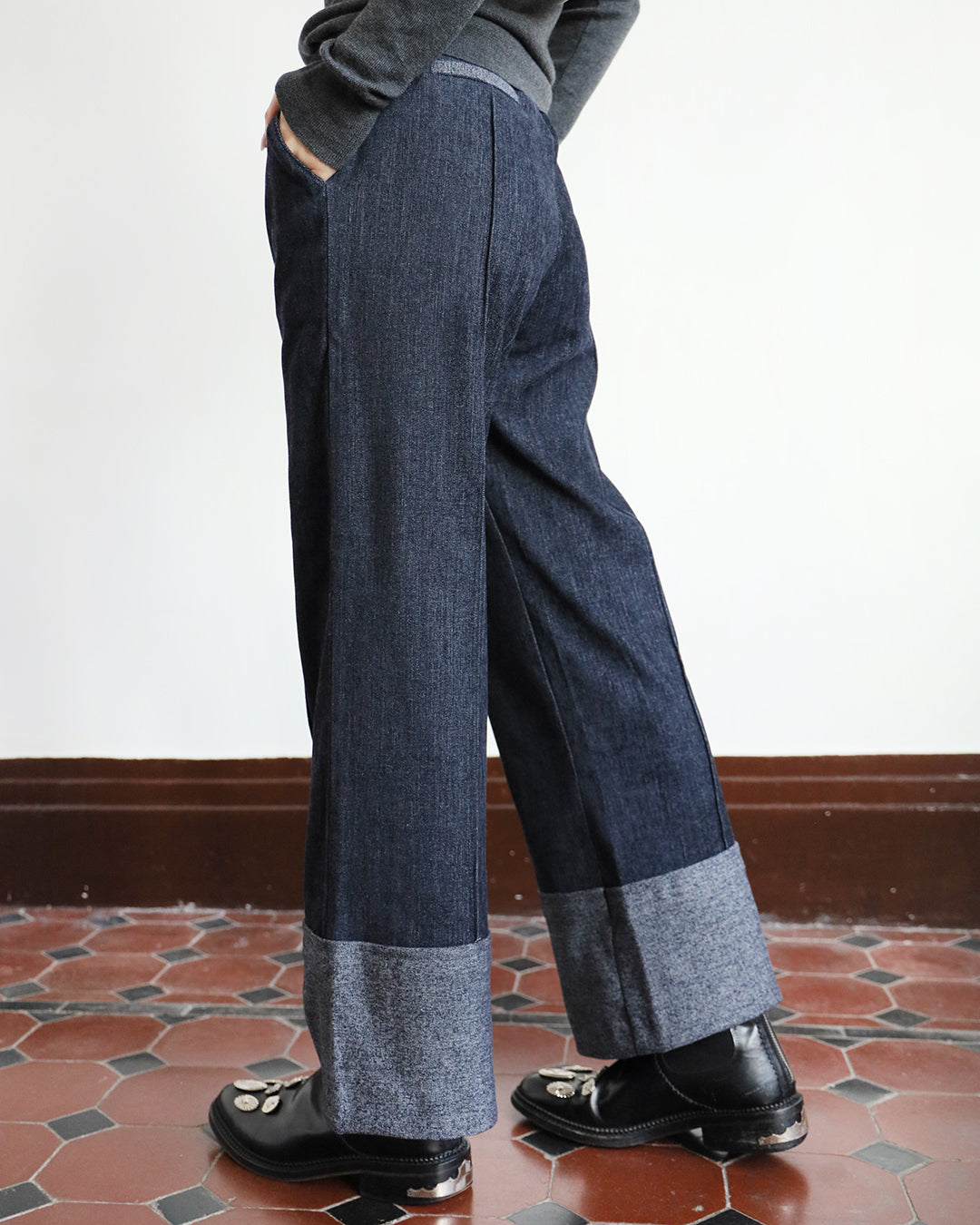 Velvet Patch Pants (2 color | Size S-L)