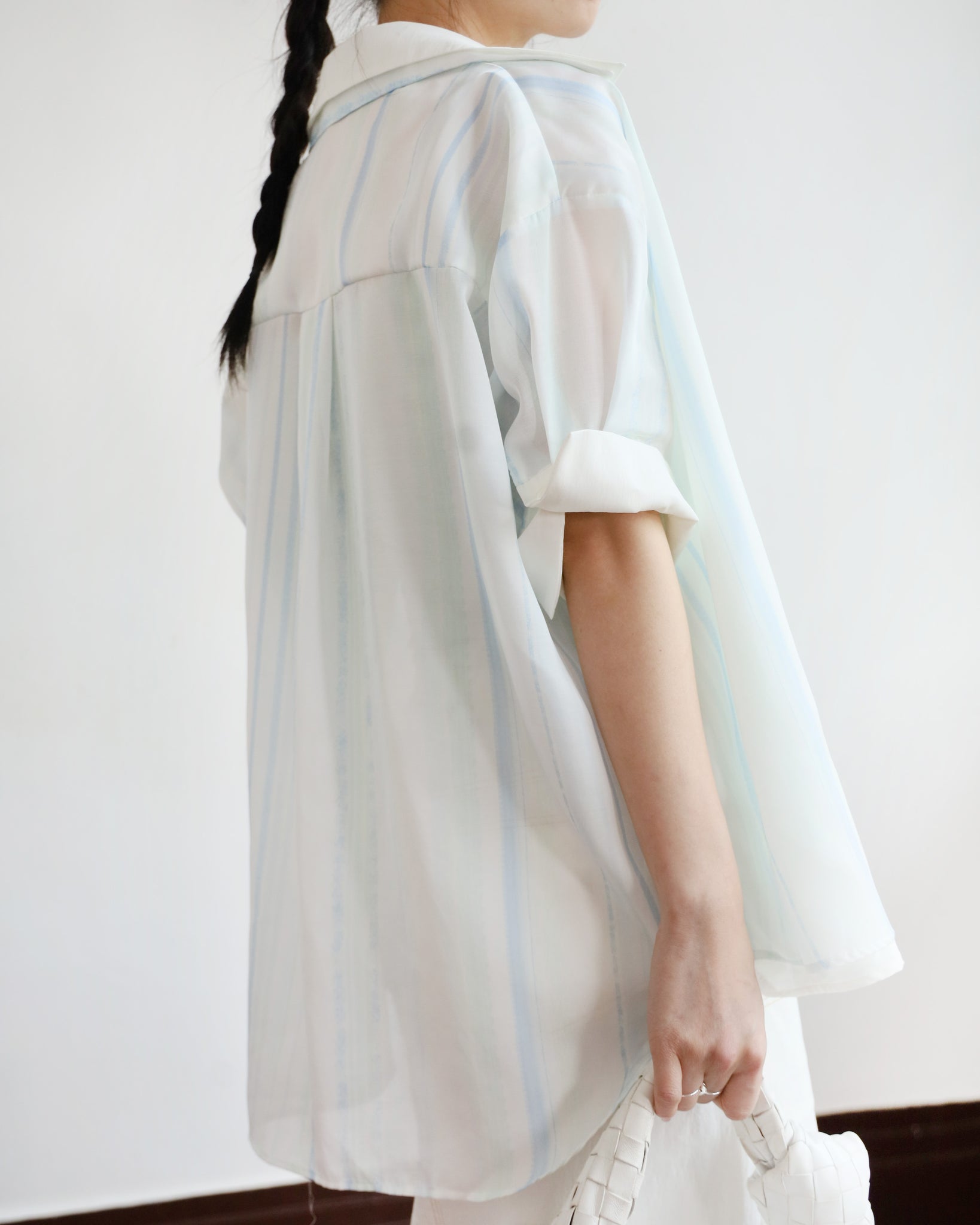 Double Layered Striped Shirt (2 colors)