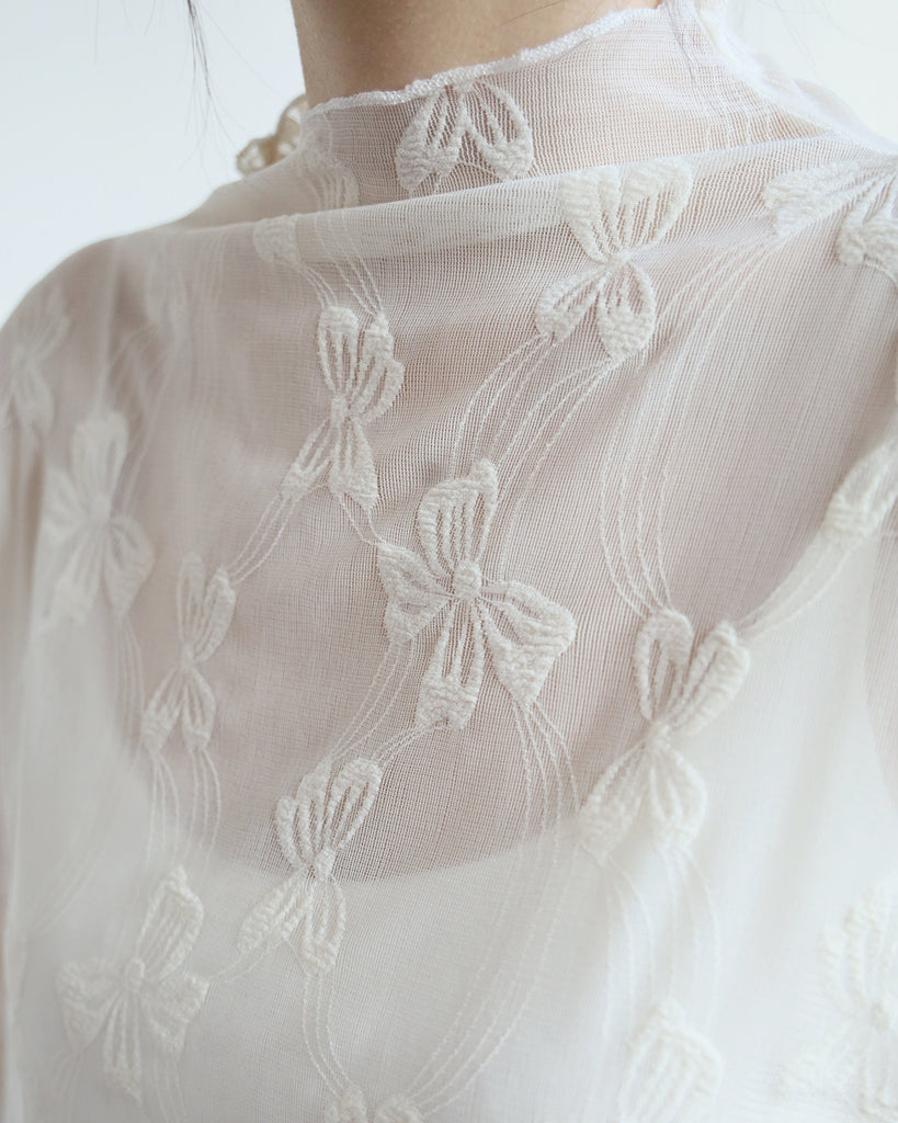 *Ribbon Lace Top (2 color)