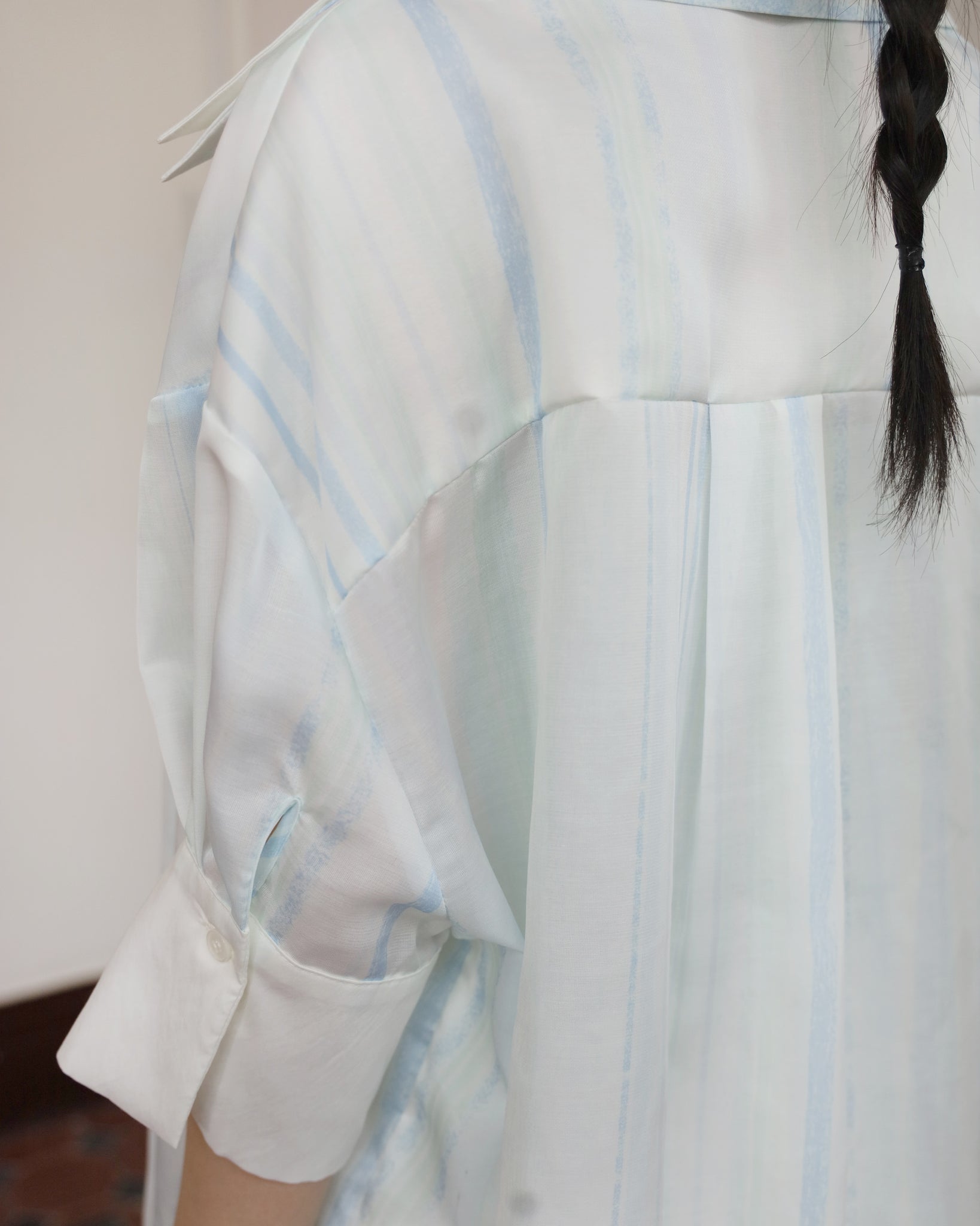 Double Layered Striped Shirt (2 colors)