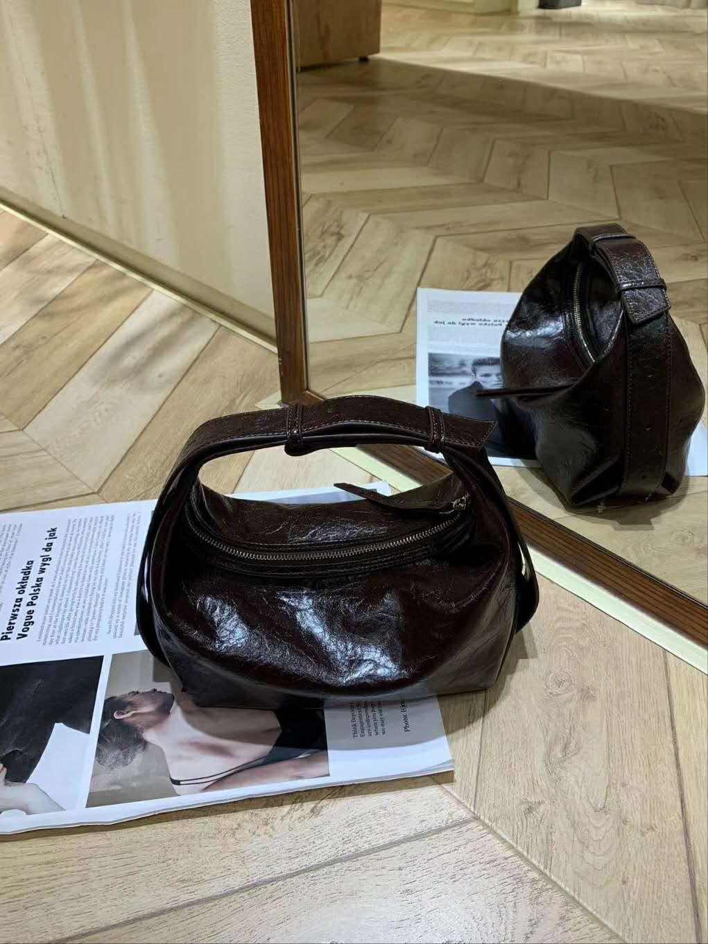 Faux Patent leather Bag (6-color)