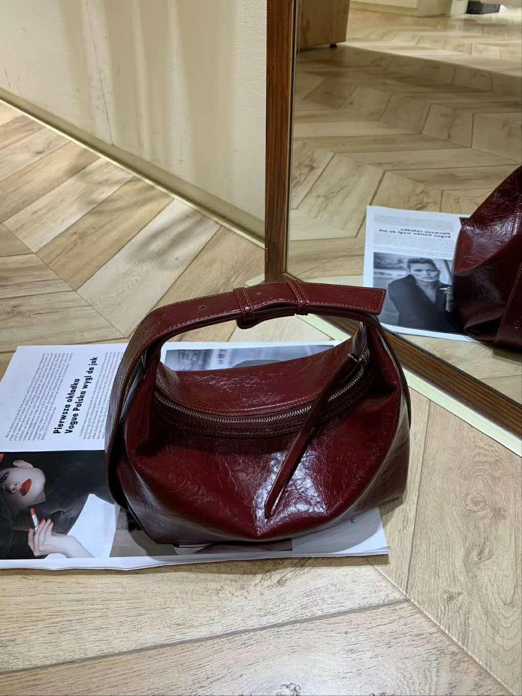 Faux Patent leather Bag (6-color)