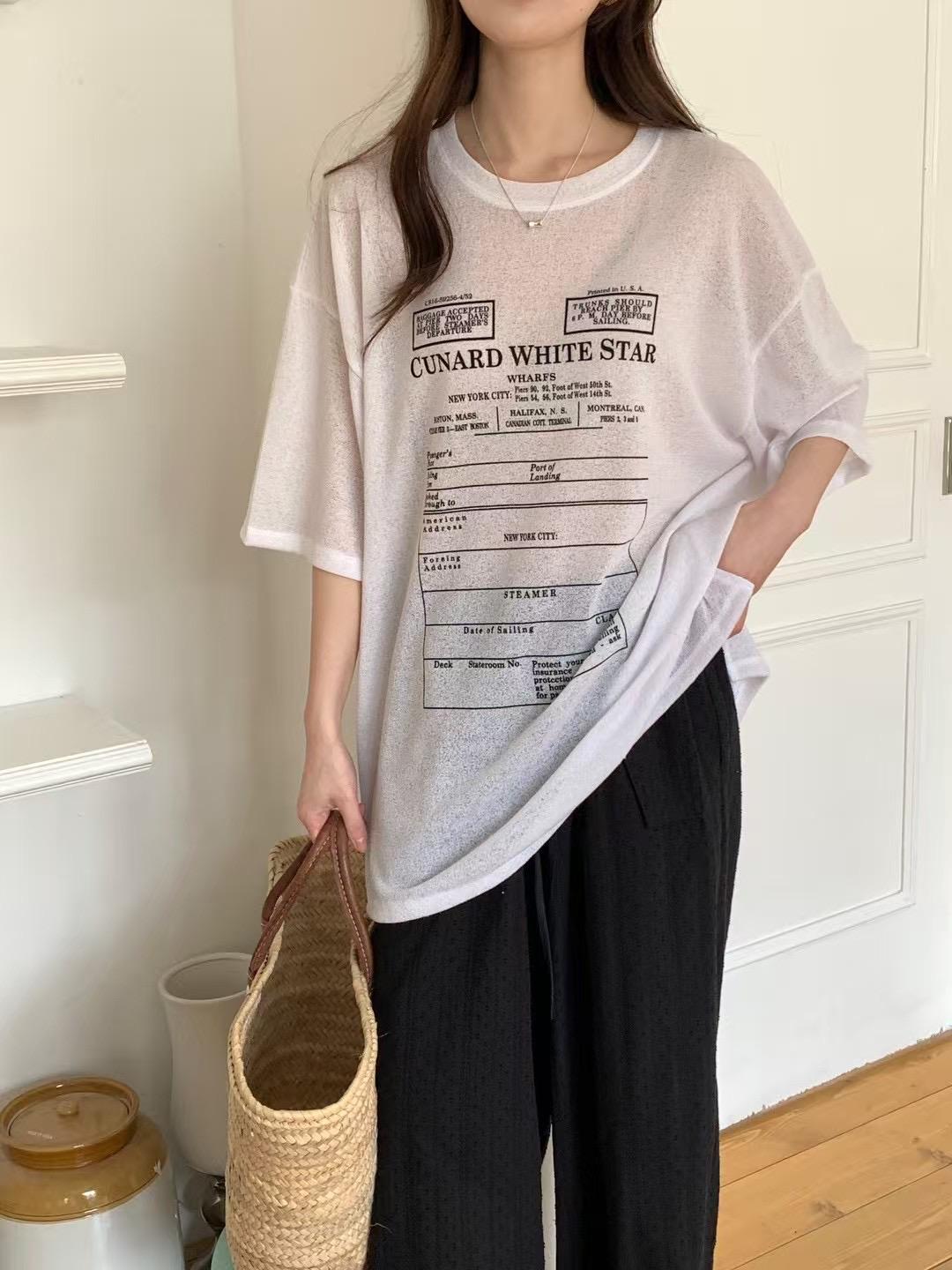 "Cunard White Star" Top (3 color)