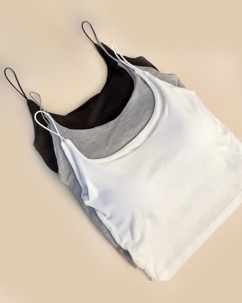 Padded Crop Camisole (3 color)(Size M-L)