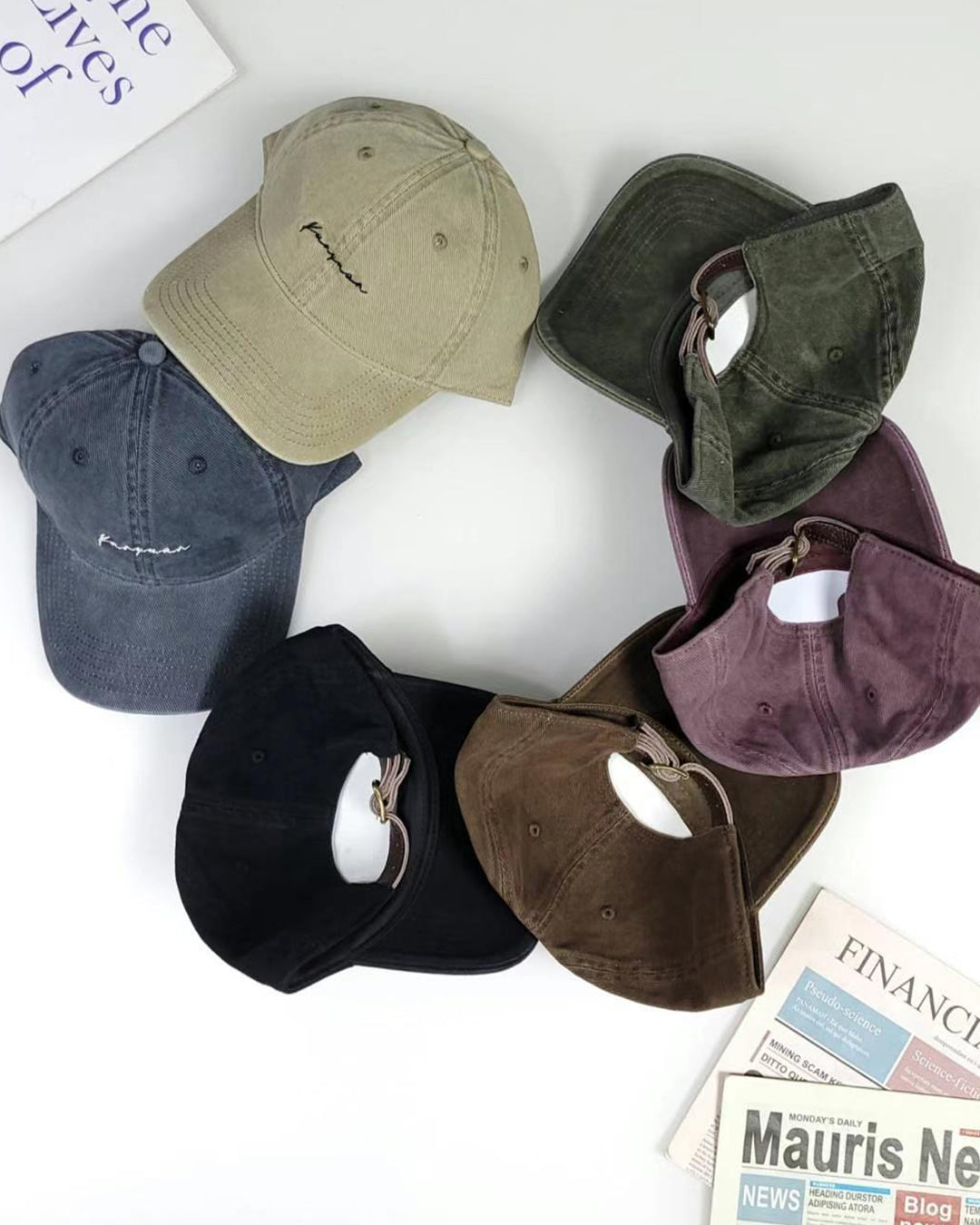 Washed Cap (6 color)