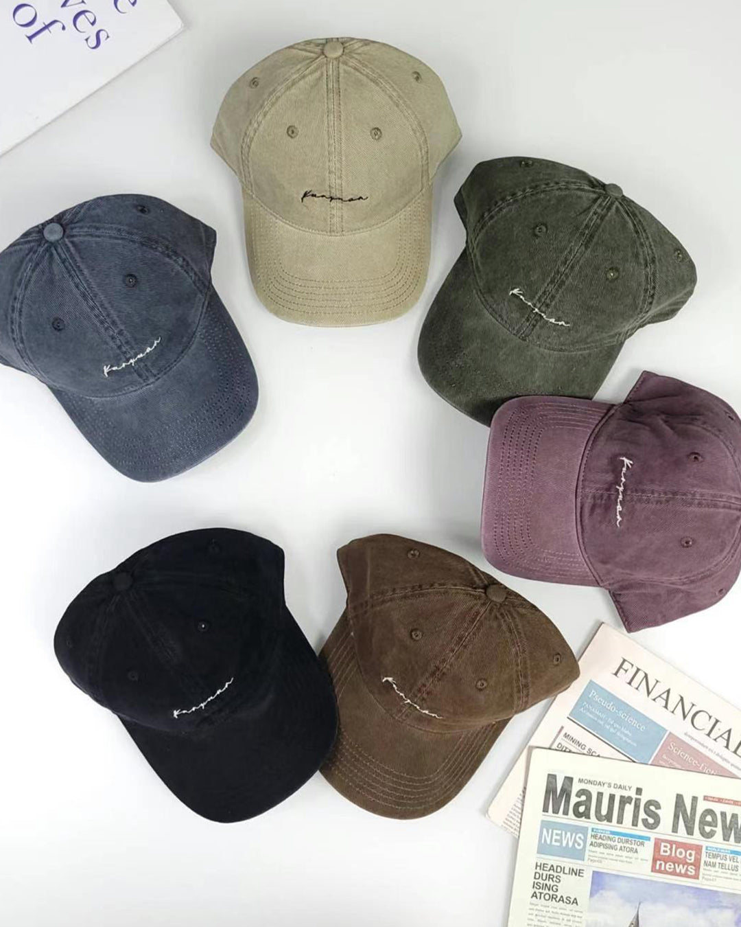 Washed Cap (6 color)