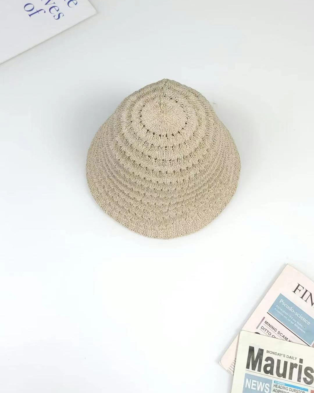 Summer Crochet Bucket Hat (6 color)