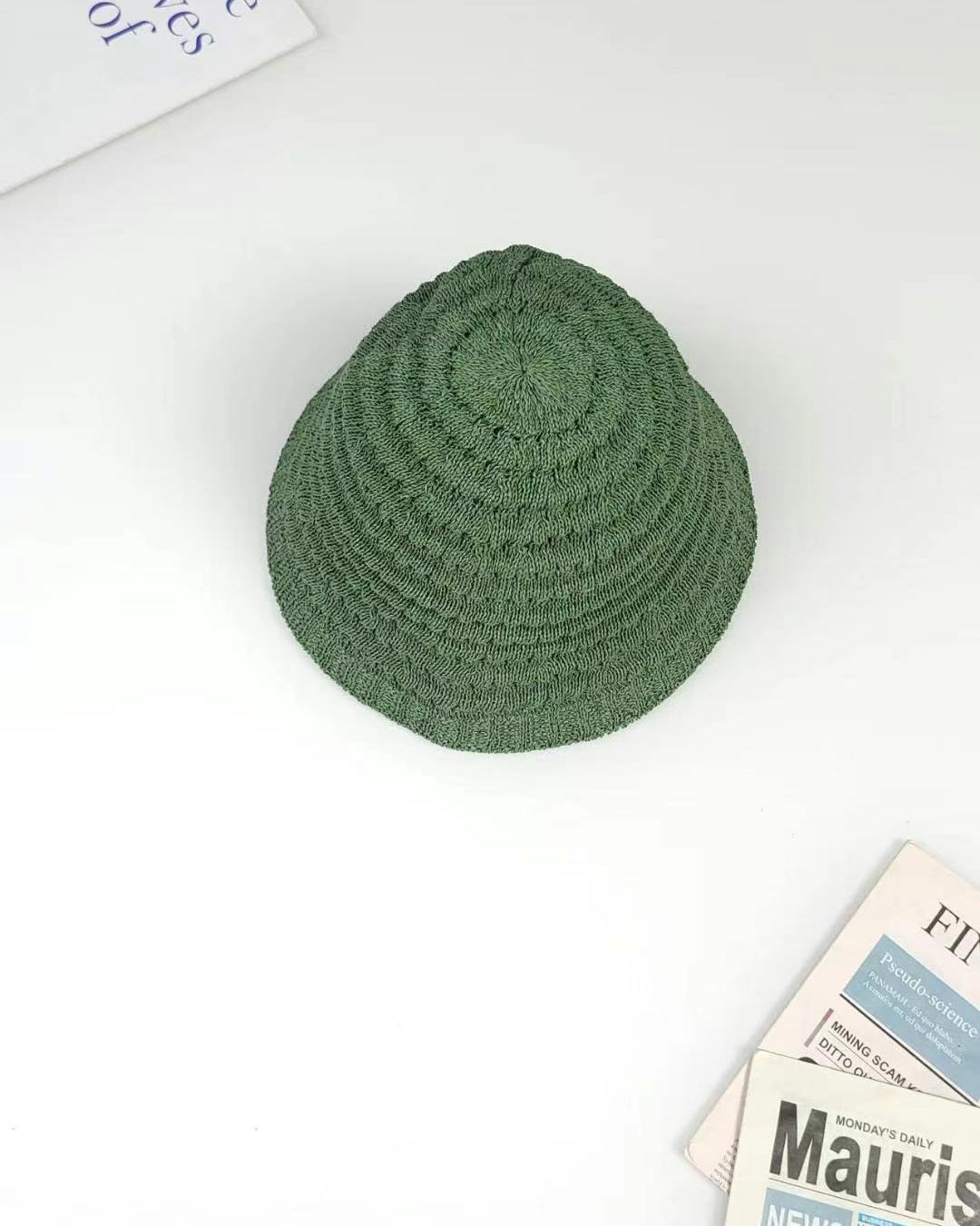 Summer Crochet Bucket Hat (6 color)