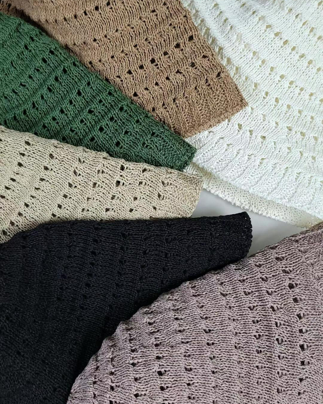 Summer Crochet Bucket Hat (6 color)