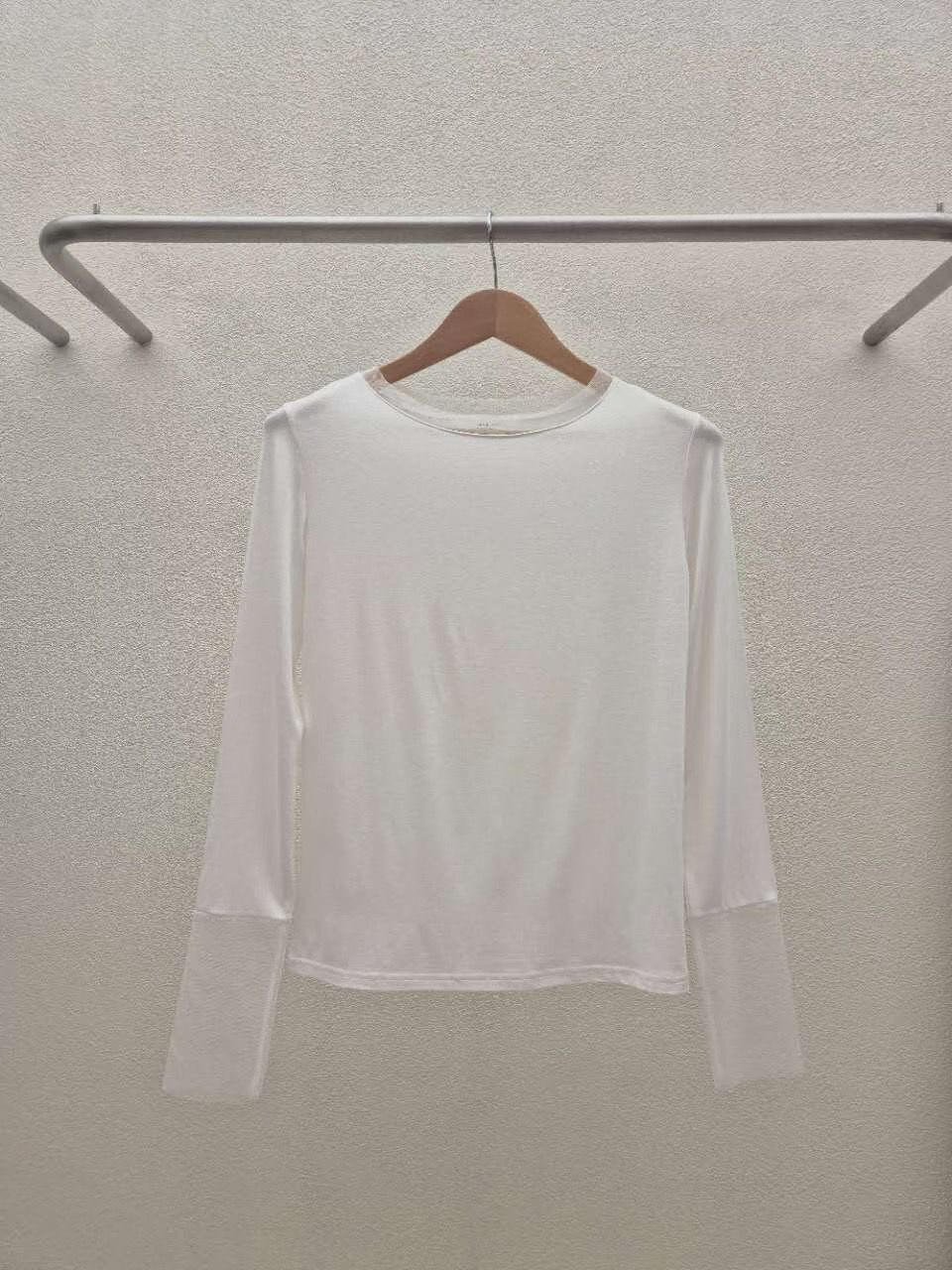Mesh Trimmed Top (6 color)