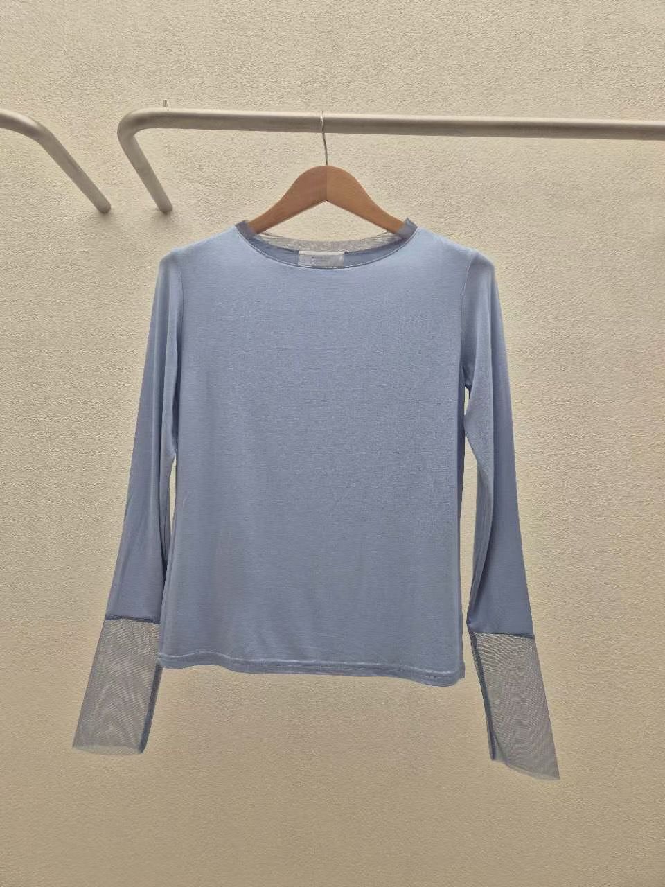 Mesh Trimmed Top (6 color)