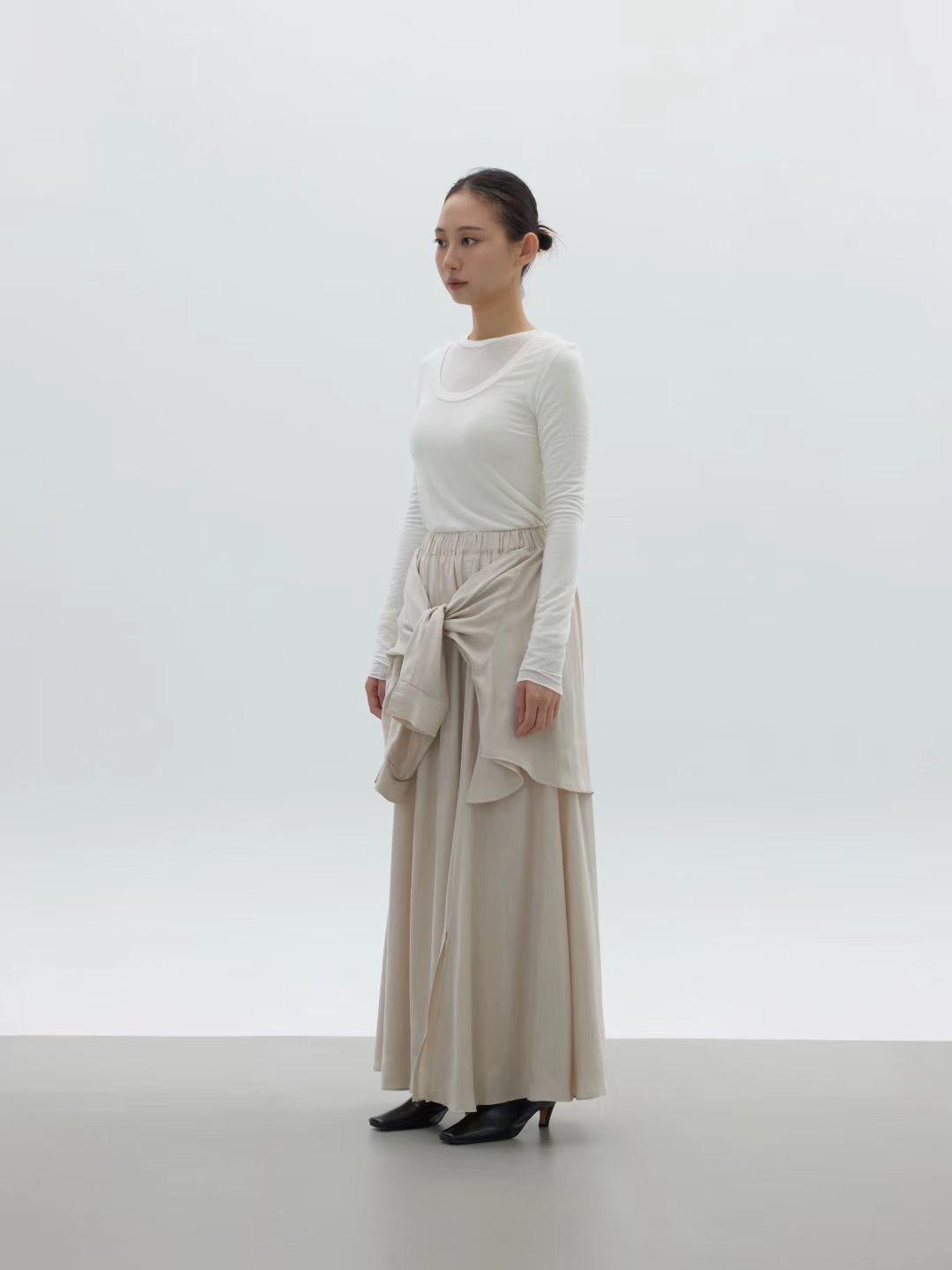 Wrap Skater Skirt (2 color)
