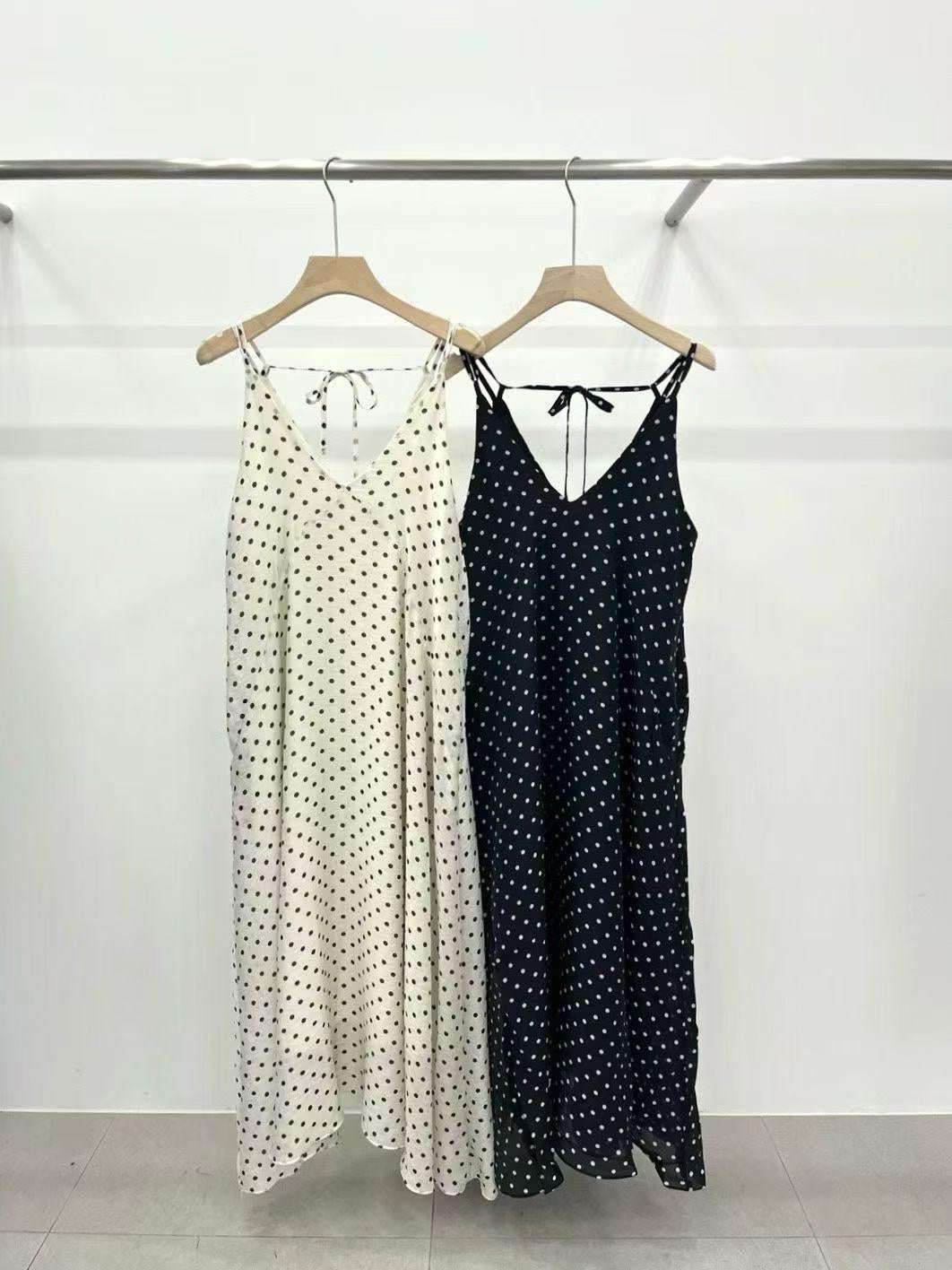 Polka Dot Cami Dress (2 color)