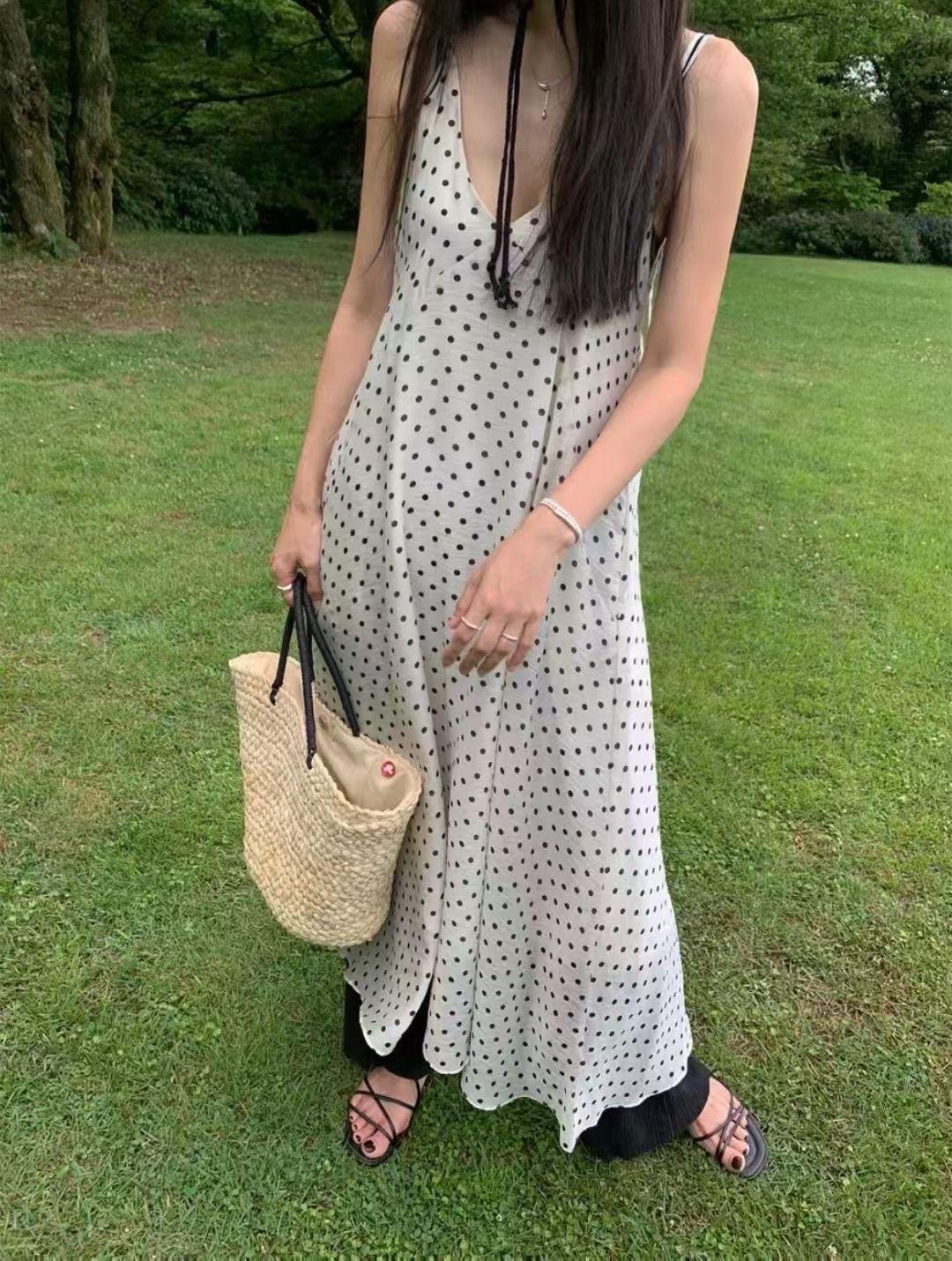 Polka Dot Cami Dress (2 color)