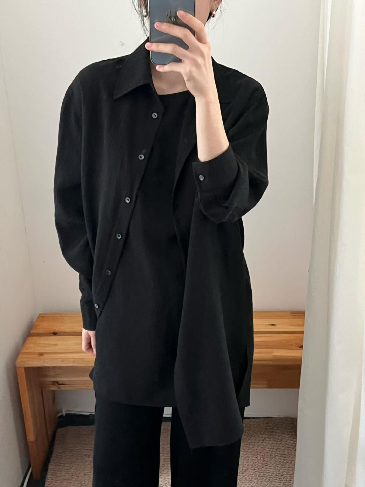 2 in 1 Layered Longline Shirt (3 color)