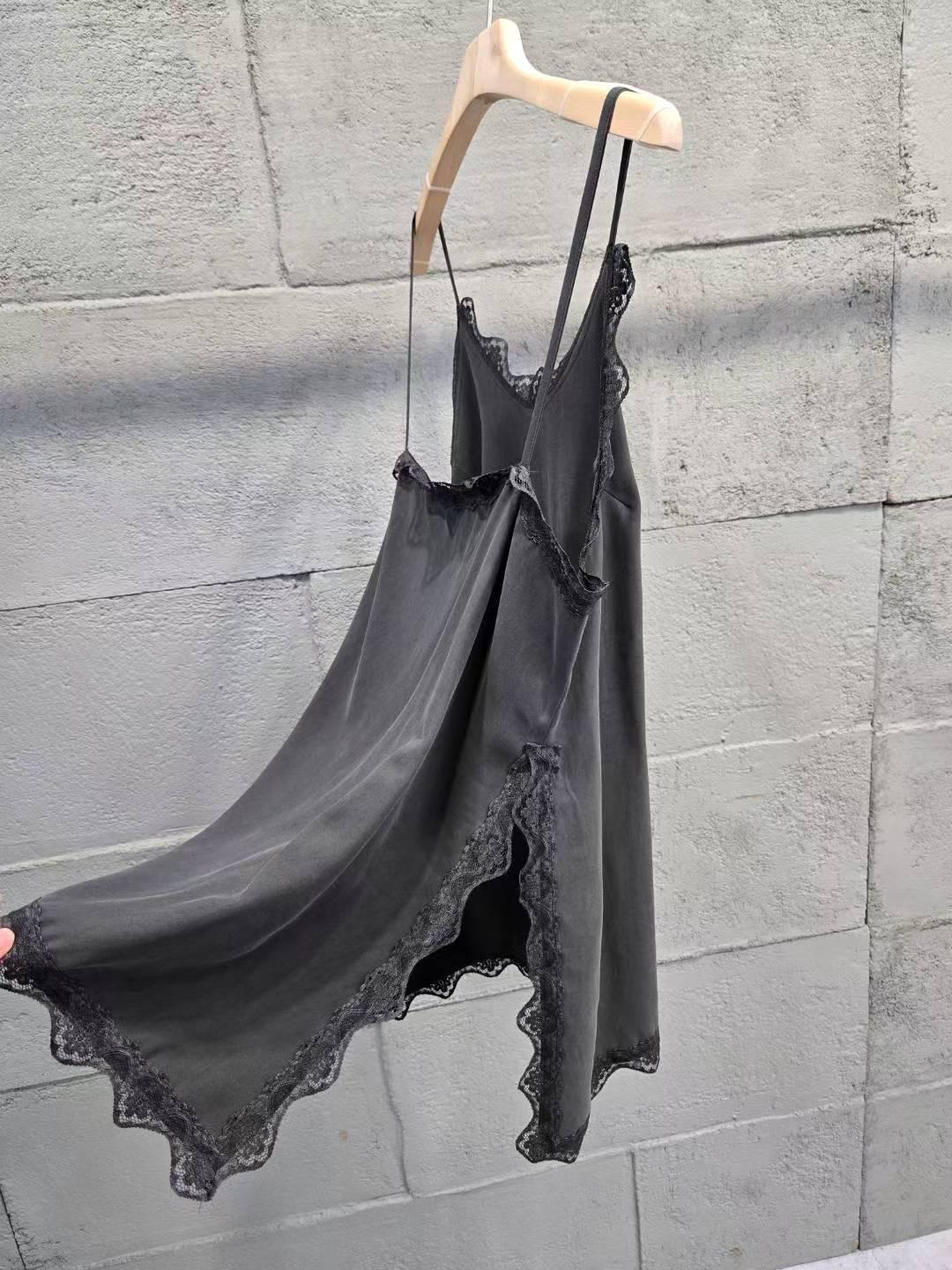 Lace Trim Cami Dress (4 color)