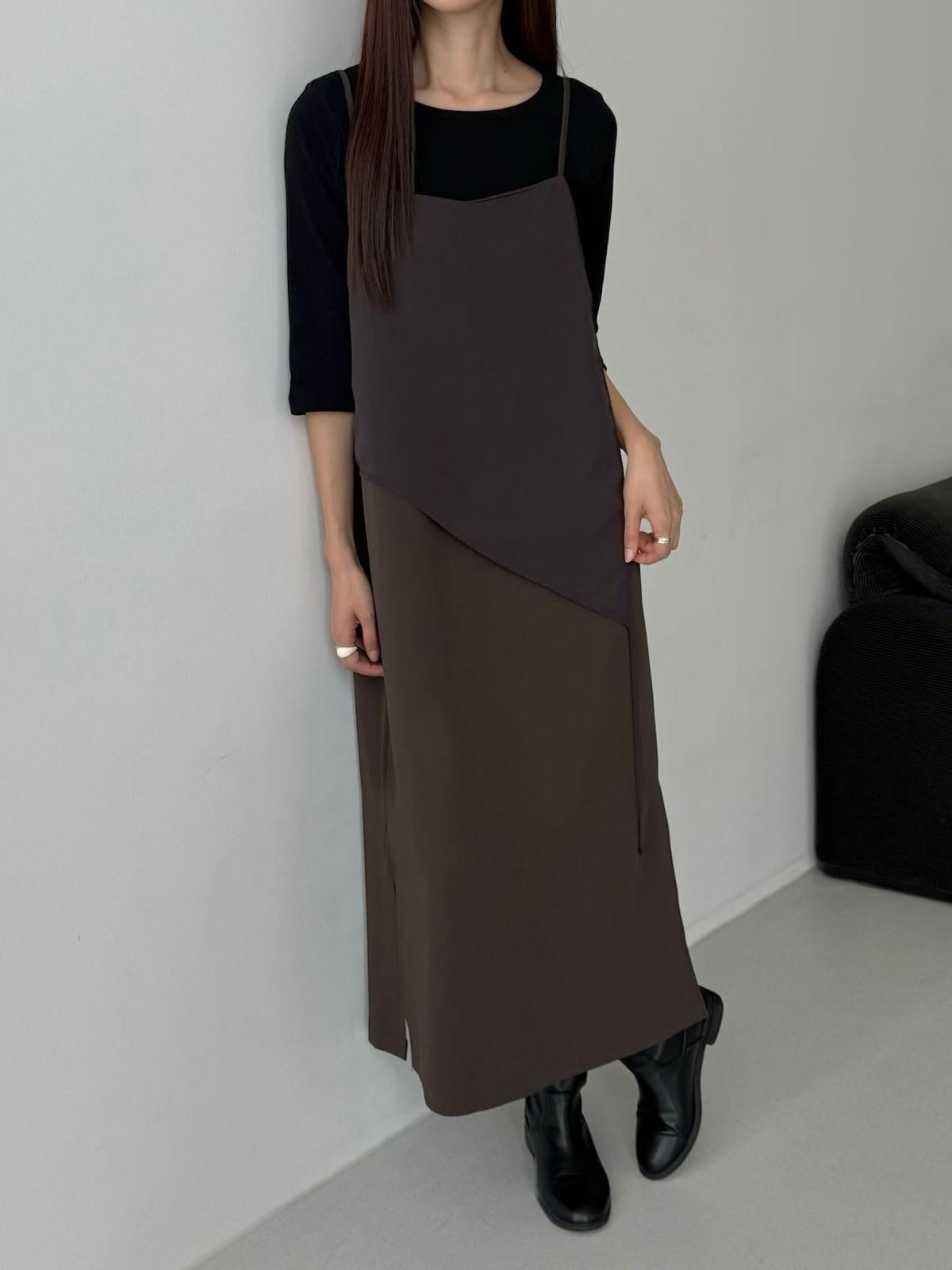 Chiffon Layer Cami Dress (2 color)