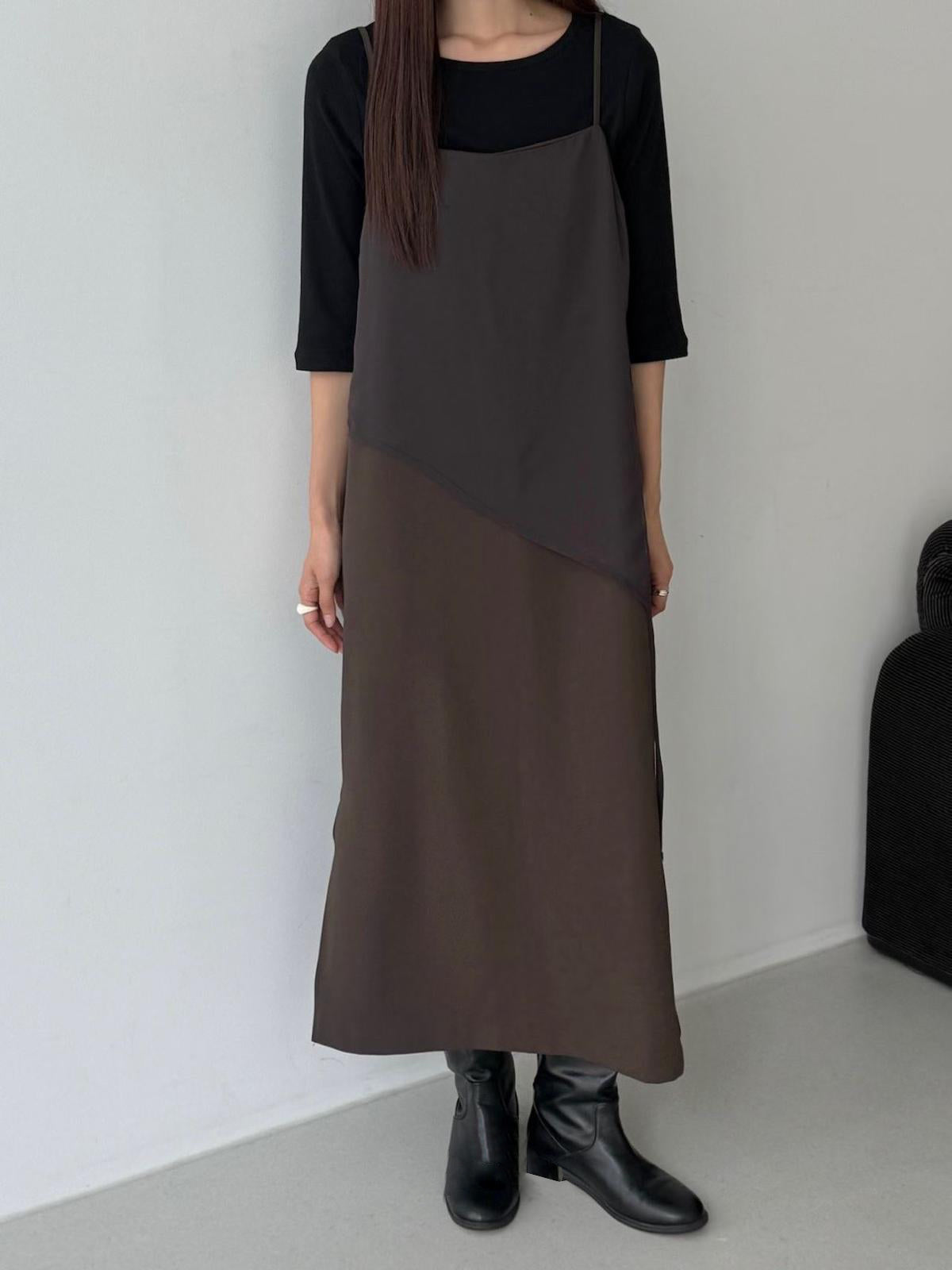 Chiffon Layer Cami Dress (2 color)