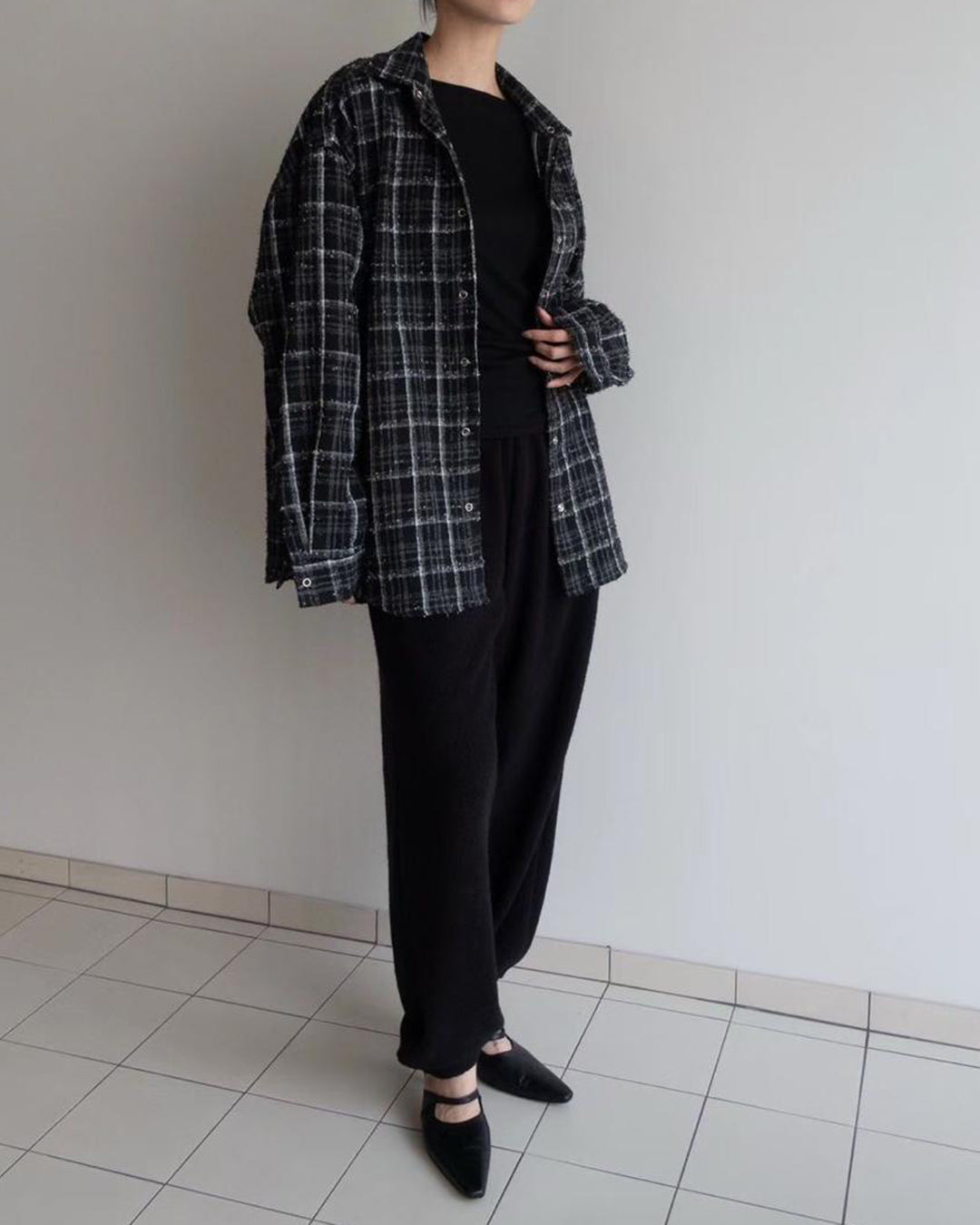 Testure Fabric Checker Outer (2 color)