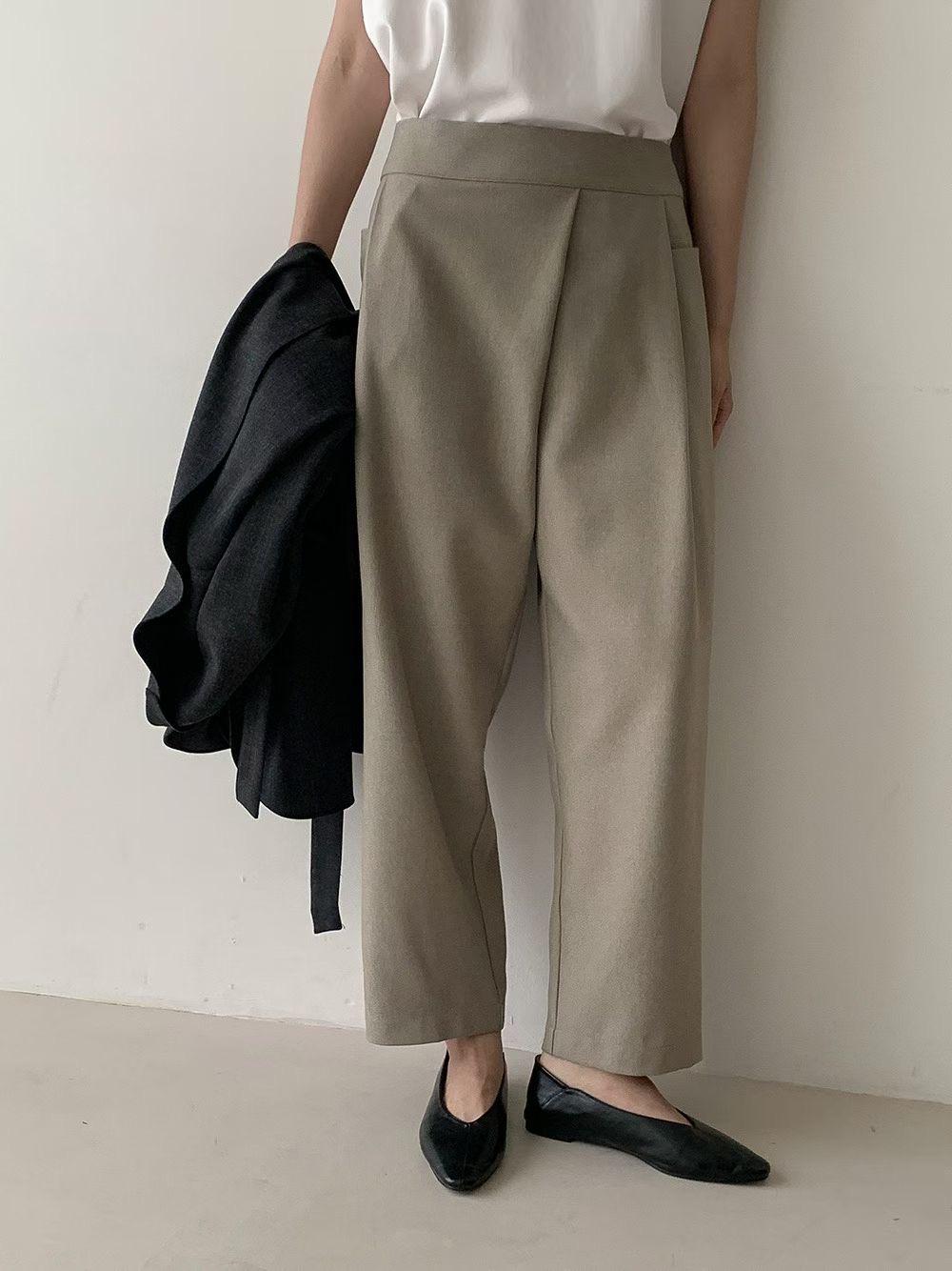 Flapped Tapered Pants (4 color)