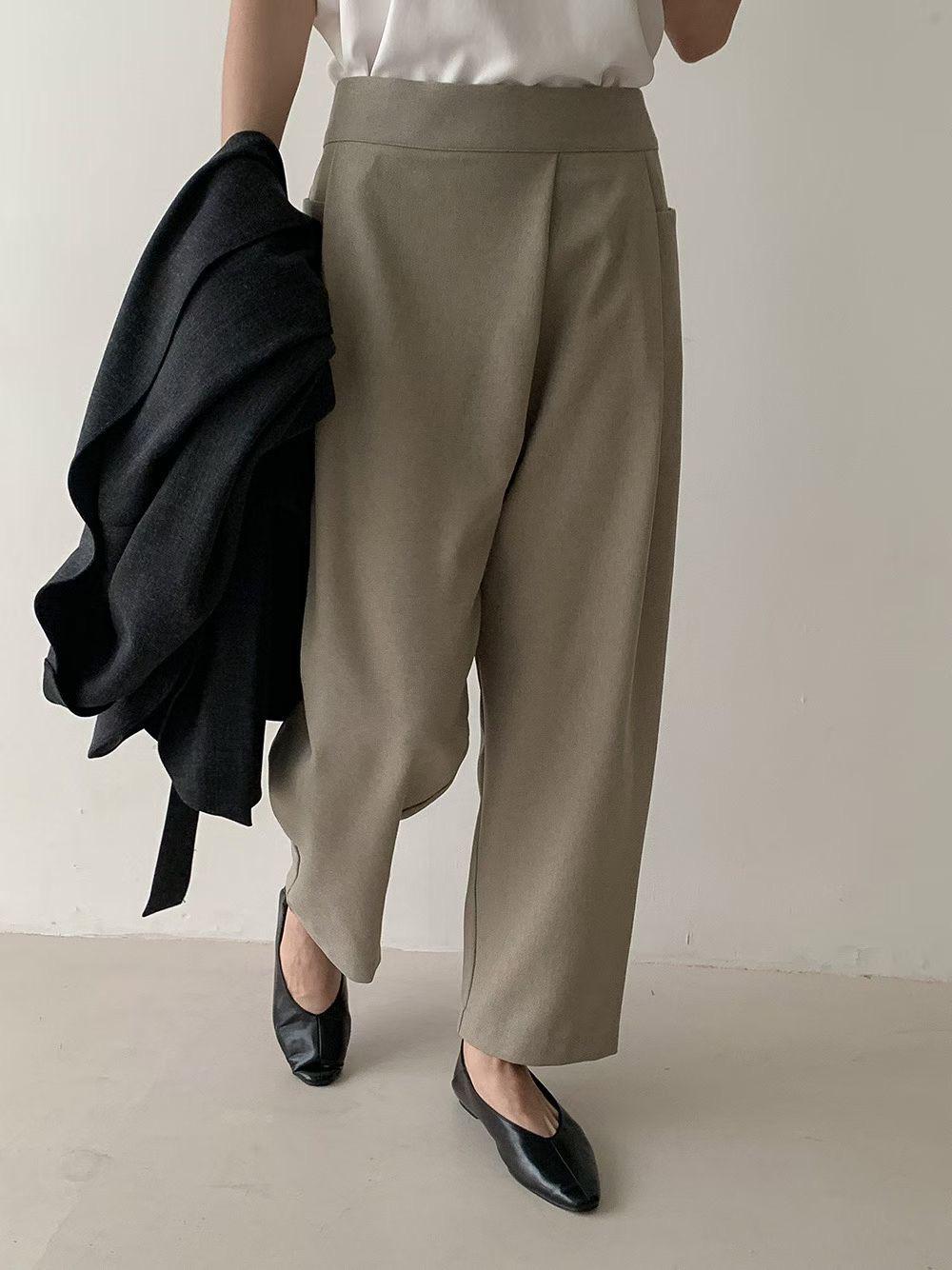 Flapped Tapered Pants (4 color)