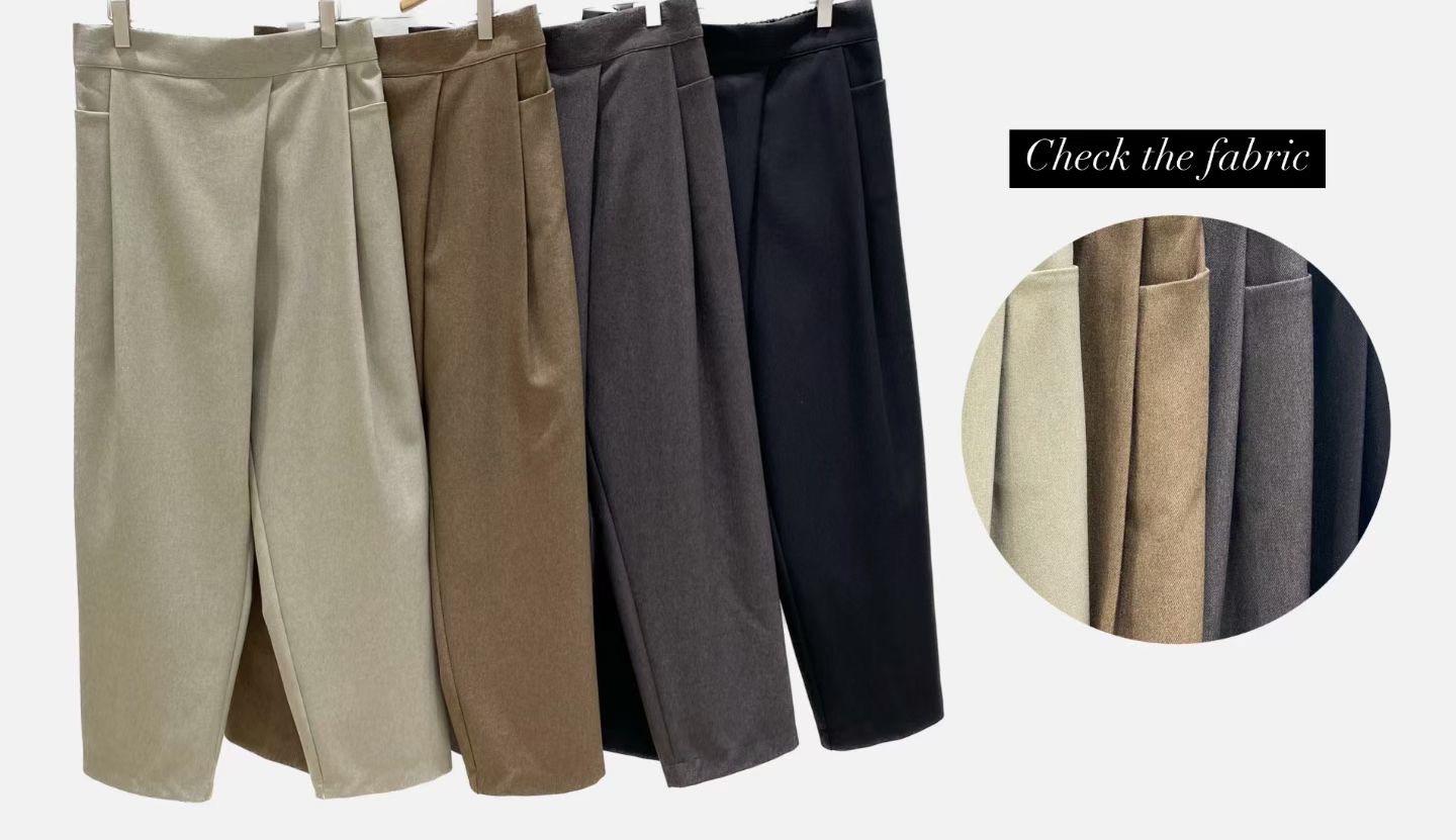 Flapped Tapered Pants (4 color)