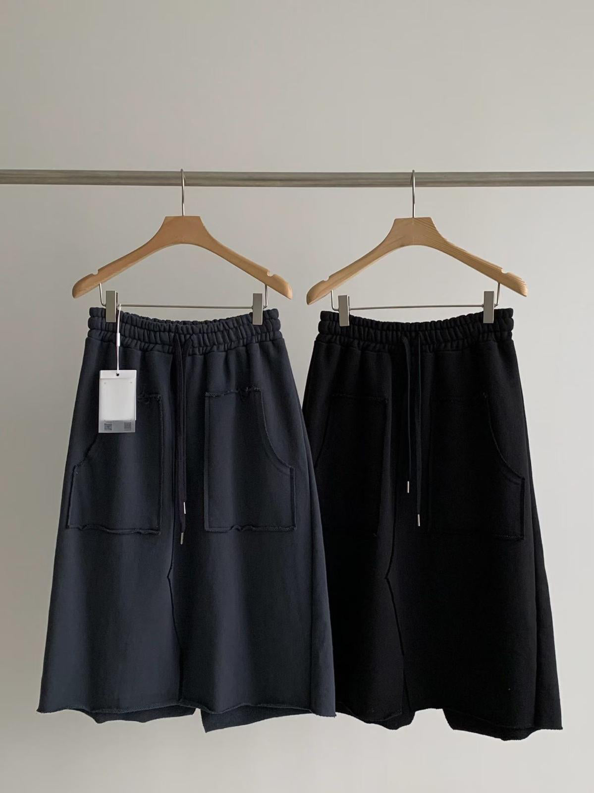 Front Pockets Sweat Skirt (2 color)