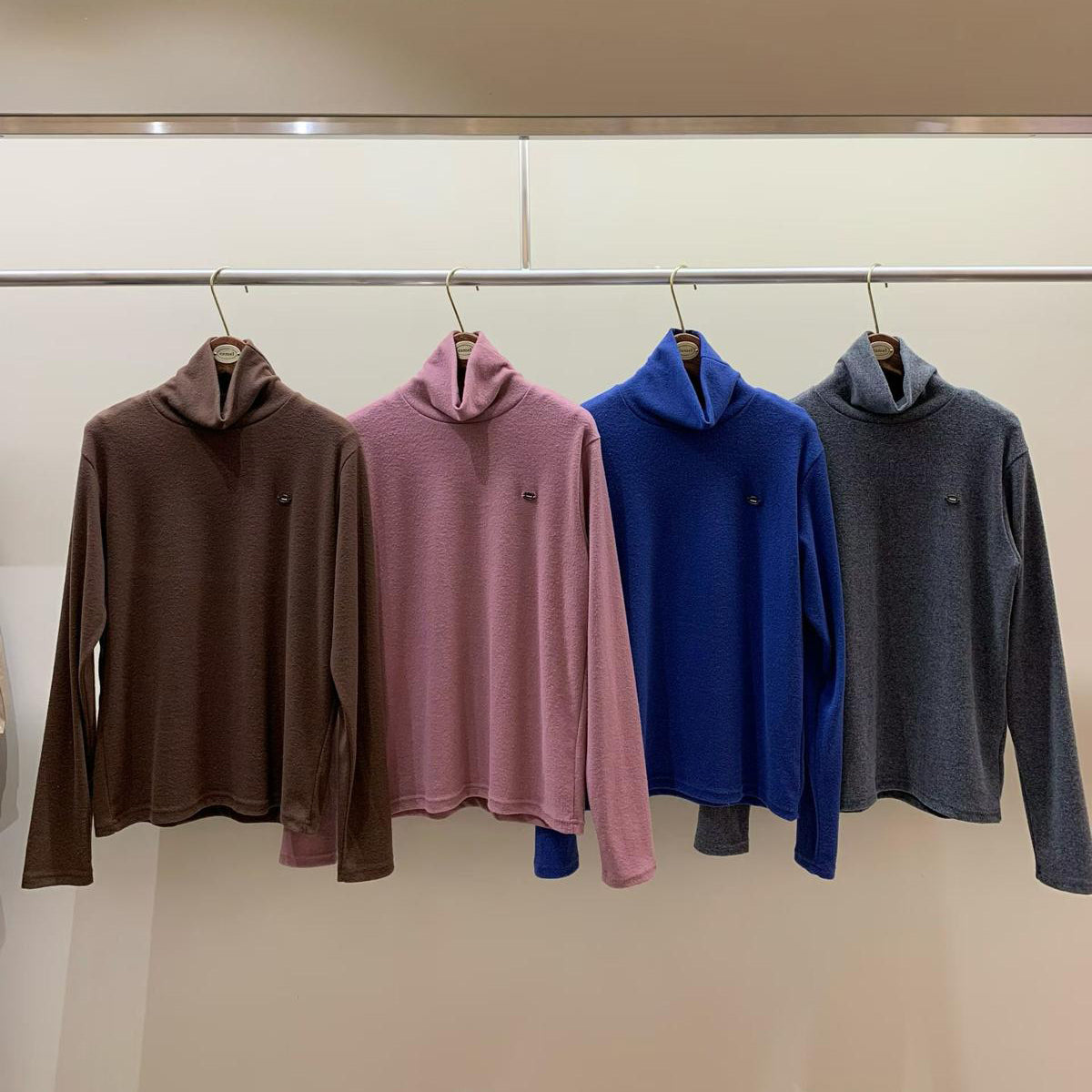 Relaxed Fit Turtle Neck Top