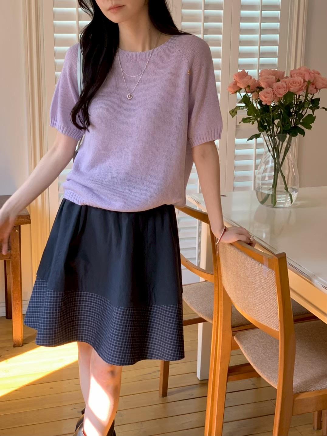 Crew Neck Summer Knit Top (9 colors)