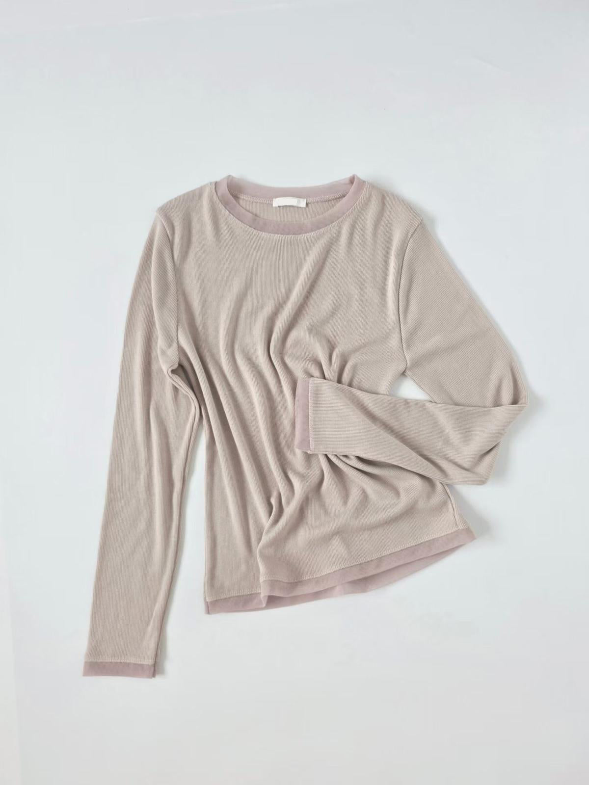 Mesh Trimmed Top (5 Colors)
