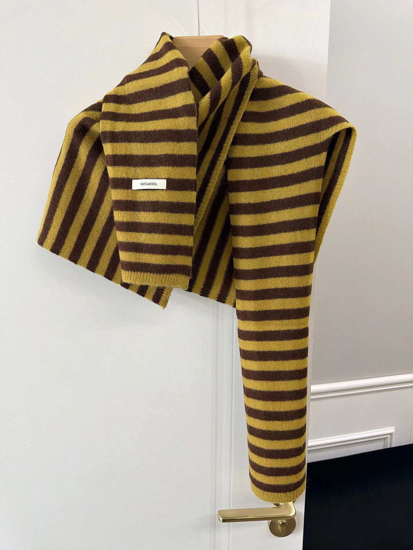 Striped Wool Scarf (7 Colors)