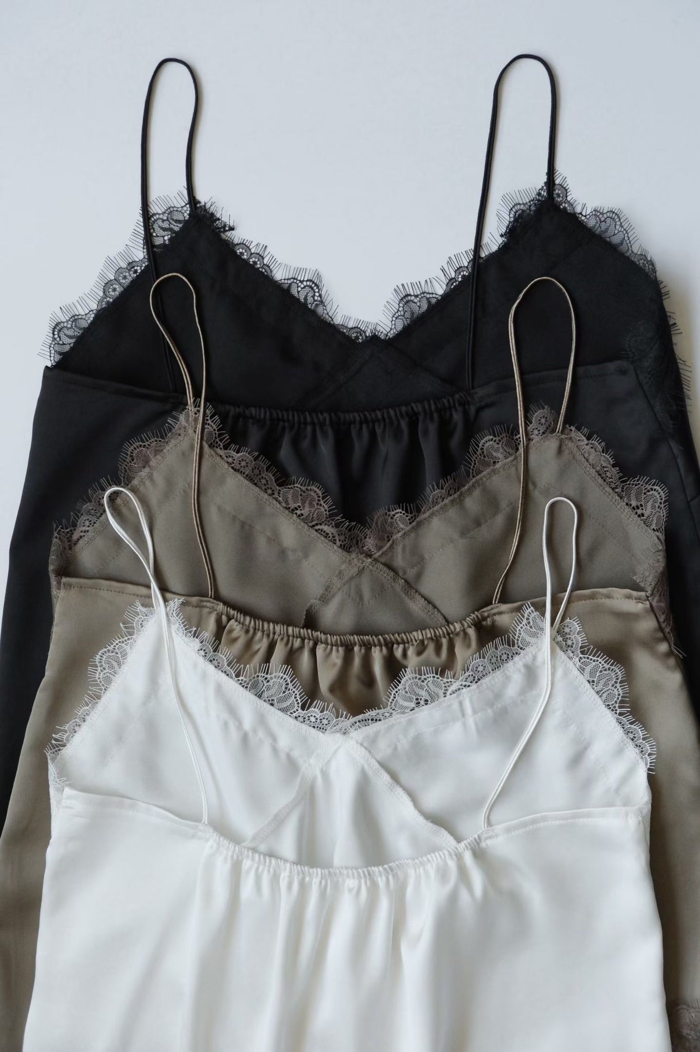 Lace Trimmed Cami Vest (3 Colors)