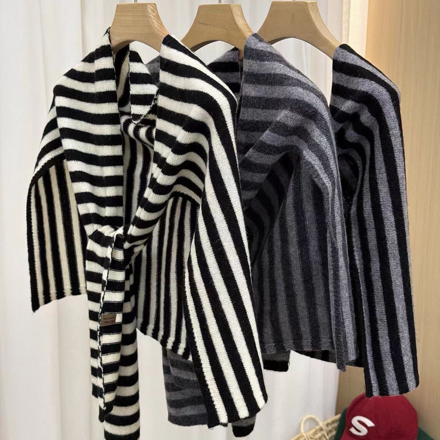 Striped Wool Scarf (7 Colors)