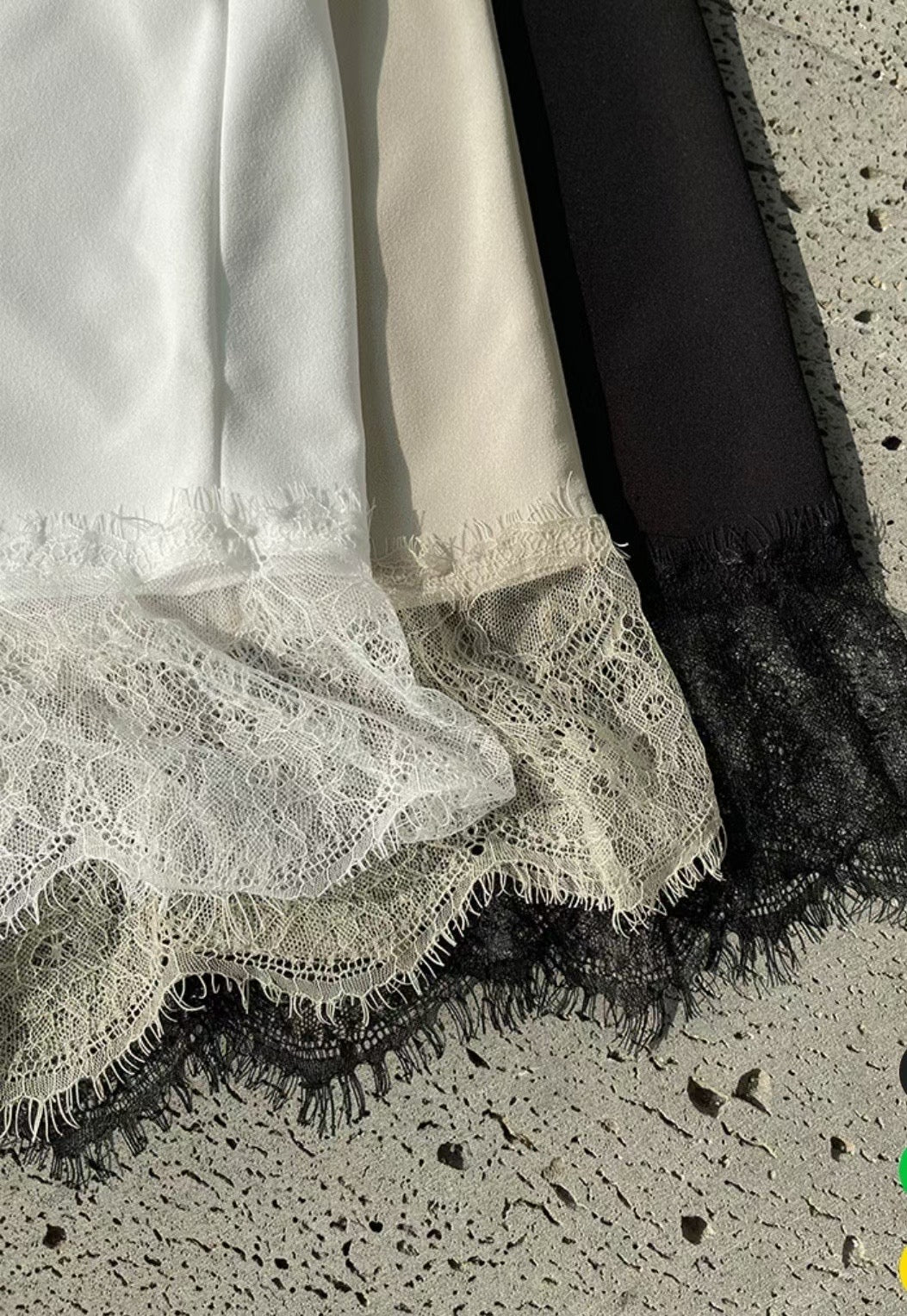 Lace Trim Cami Vest (3 Colors)