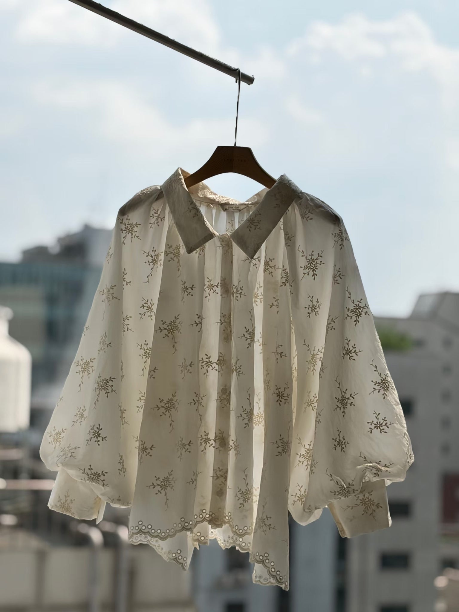 Embroidery Swing Blouse