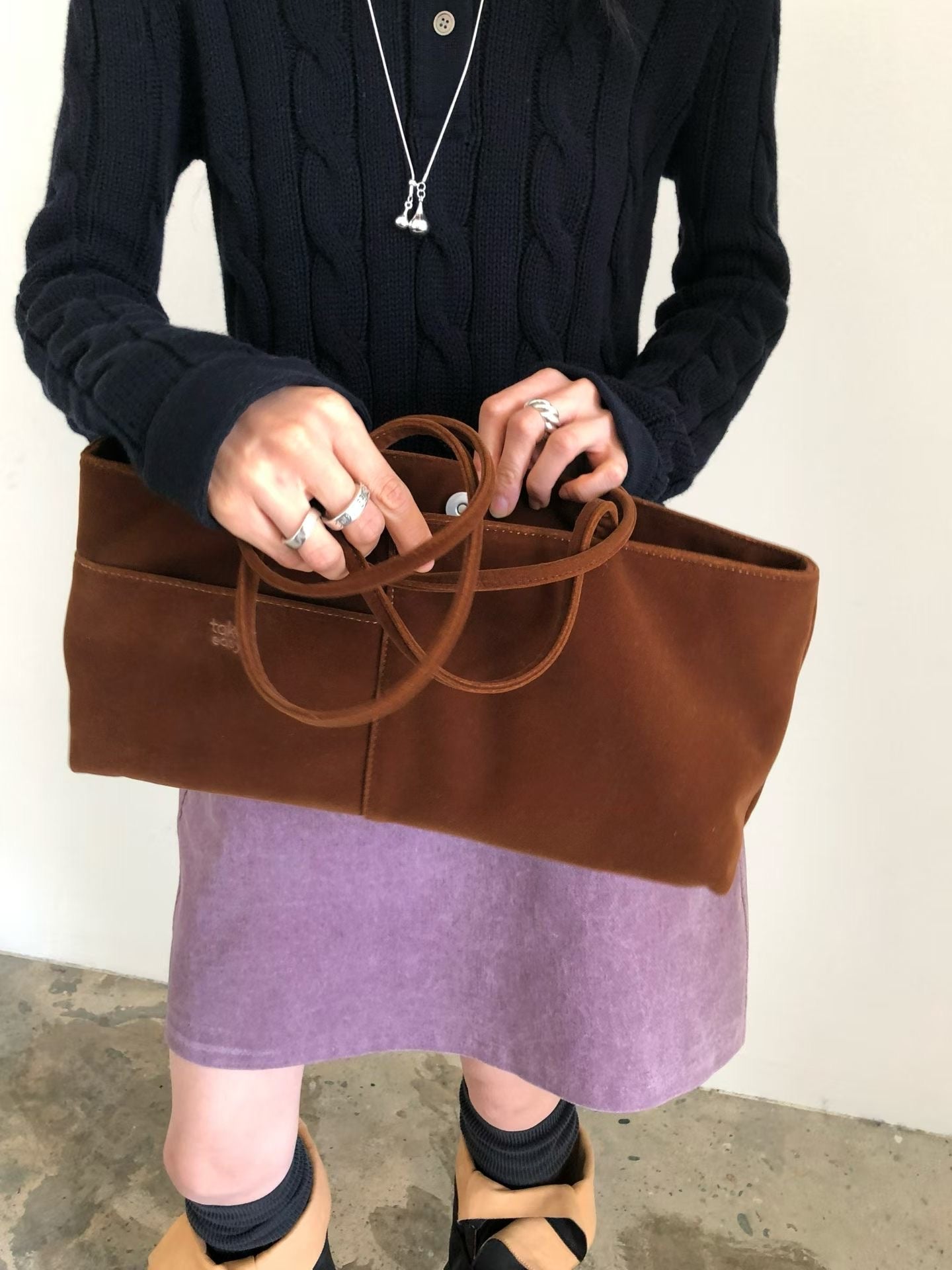 Velvet Baguette Bag (10 Colors)